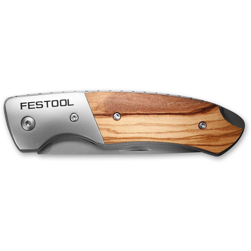 Festool Pocket Working Knife 203994 - Stainless Steel - Olive Wood