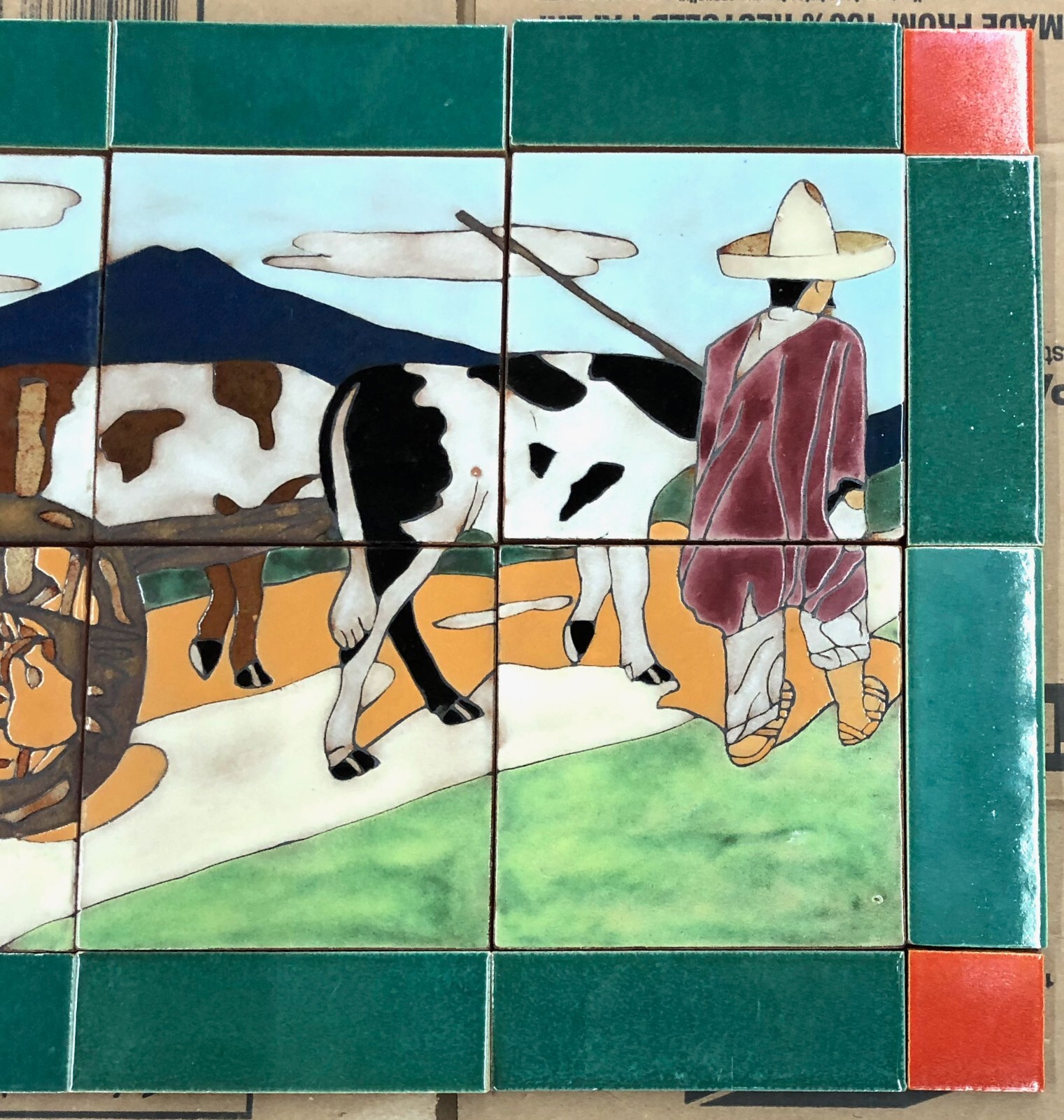 Lamosa Scenic Tile Panel Vintage Mexico