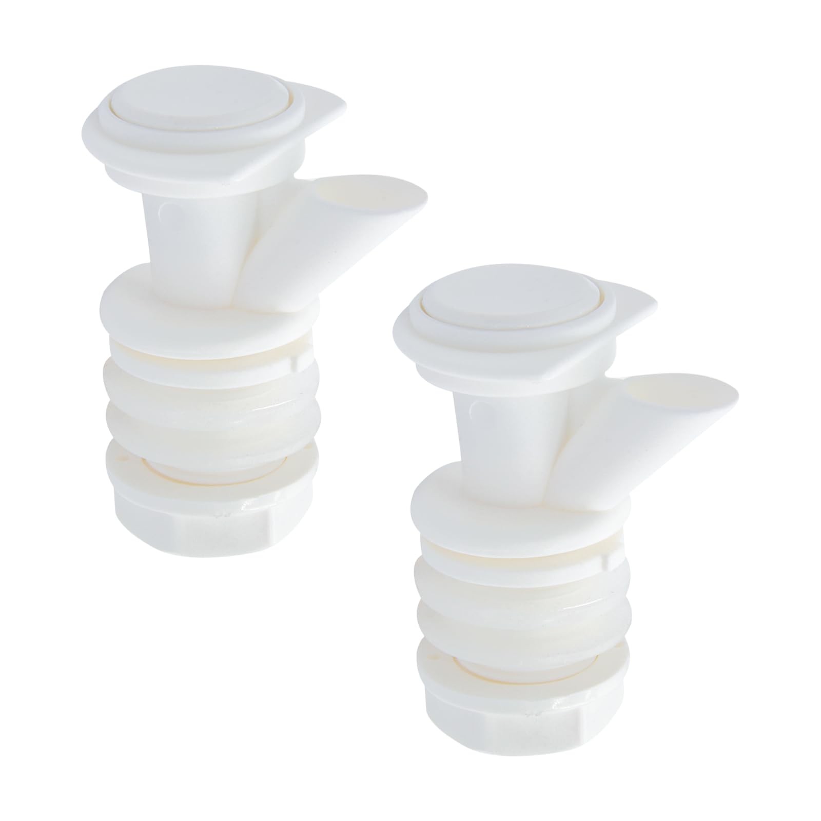 2 Piece Push-Button Cooler Spigot for Igloo 2, 3, 5, 10 Gallon 2 White