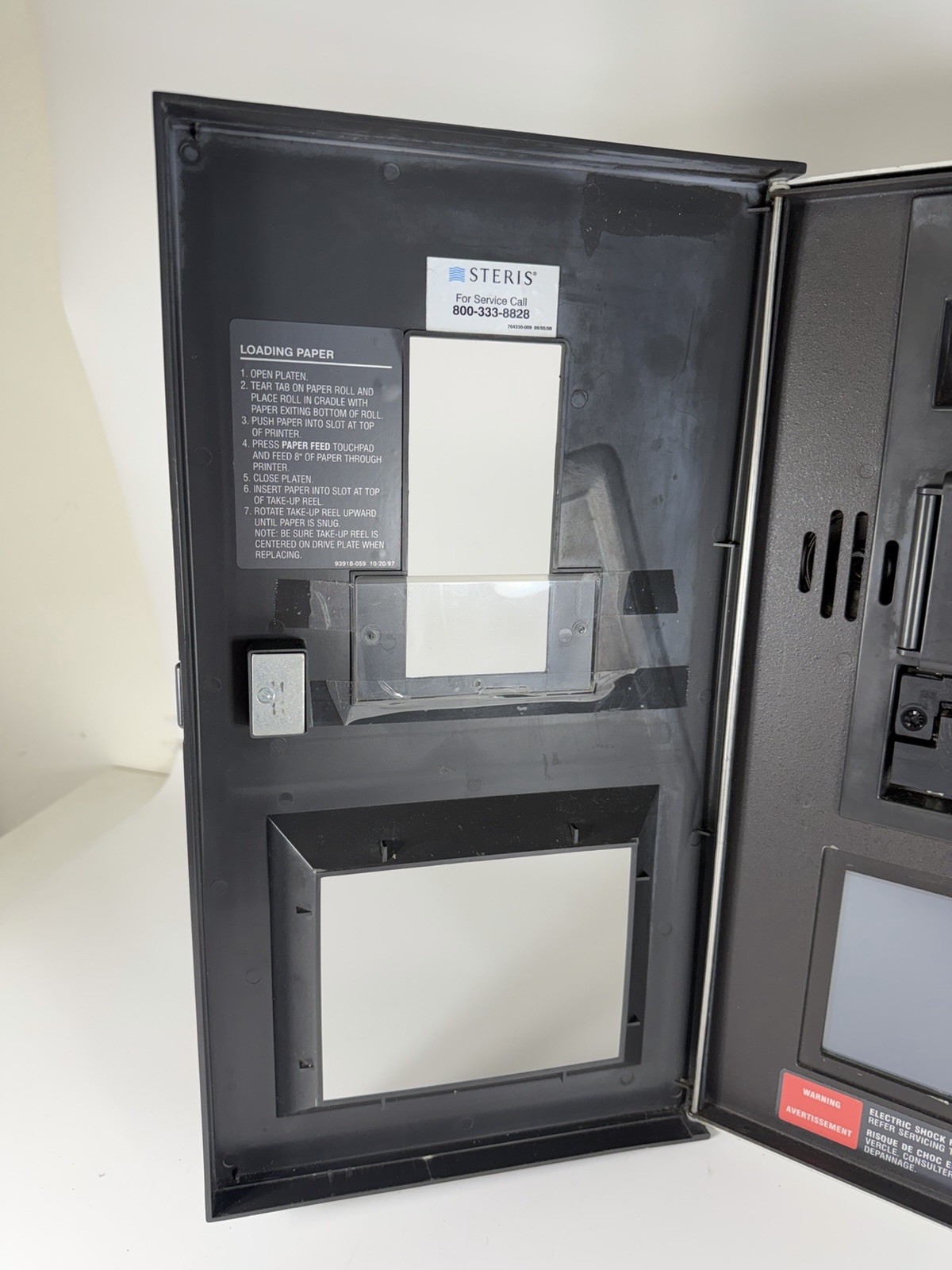 Steris Century P141215585 Display / Printer Assembly - UNTESTED / AS-IS