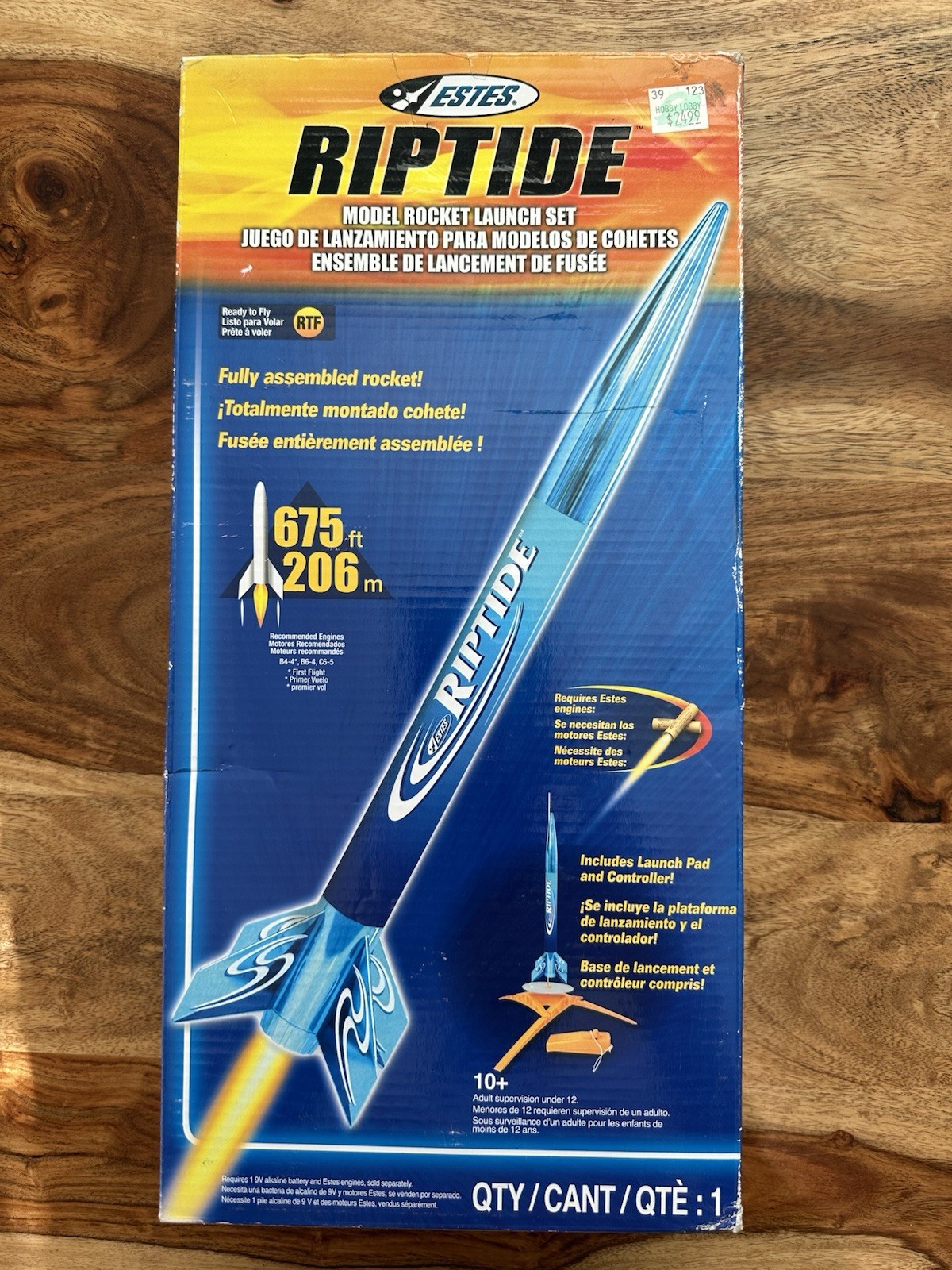 ESTES Model Rocket Starter Sets Patriot #1843 & Riptide #1403 *NO ENGINES*