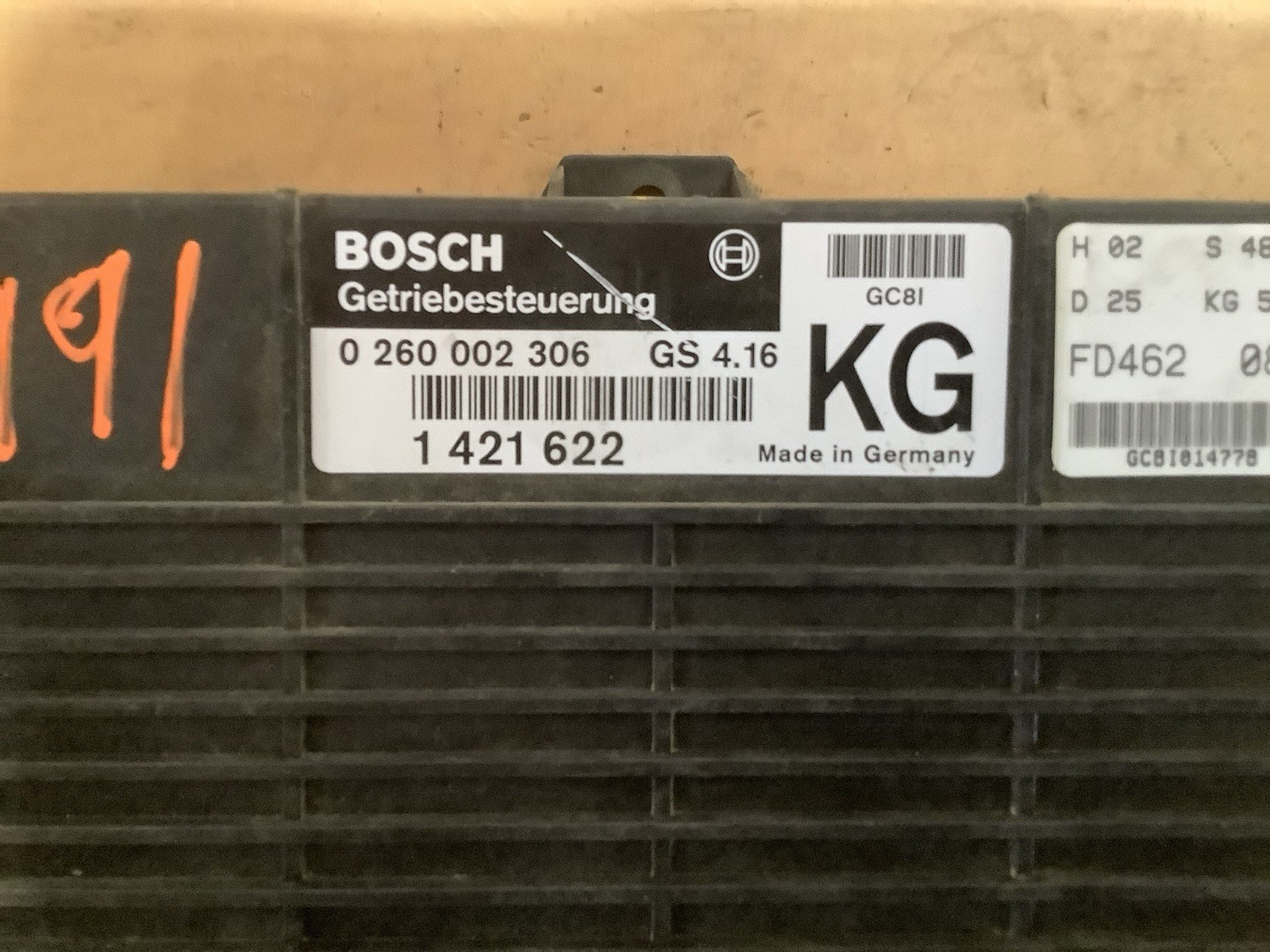 BMW 0 260 002 306 Transmission Control Module (B-191)
