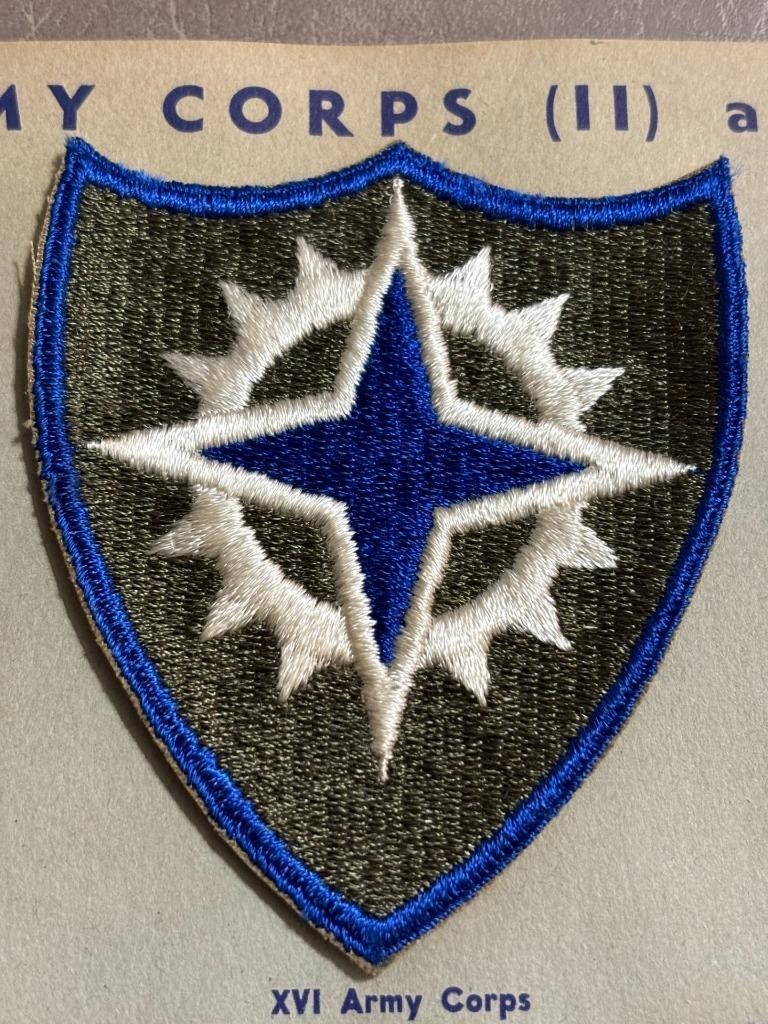 G W Lawrence Collection US Army 16th Corps Patch Inv 18-2