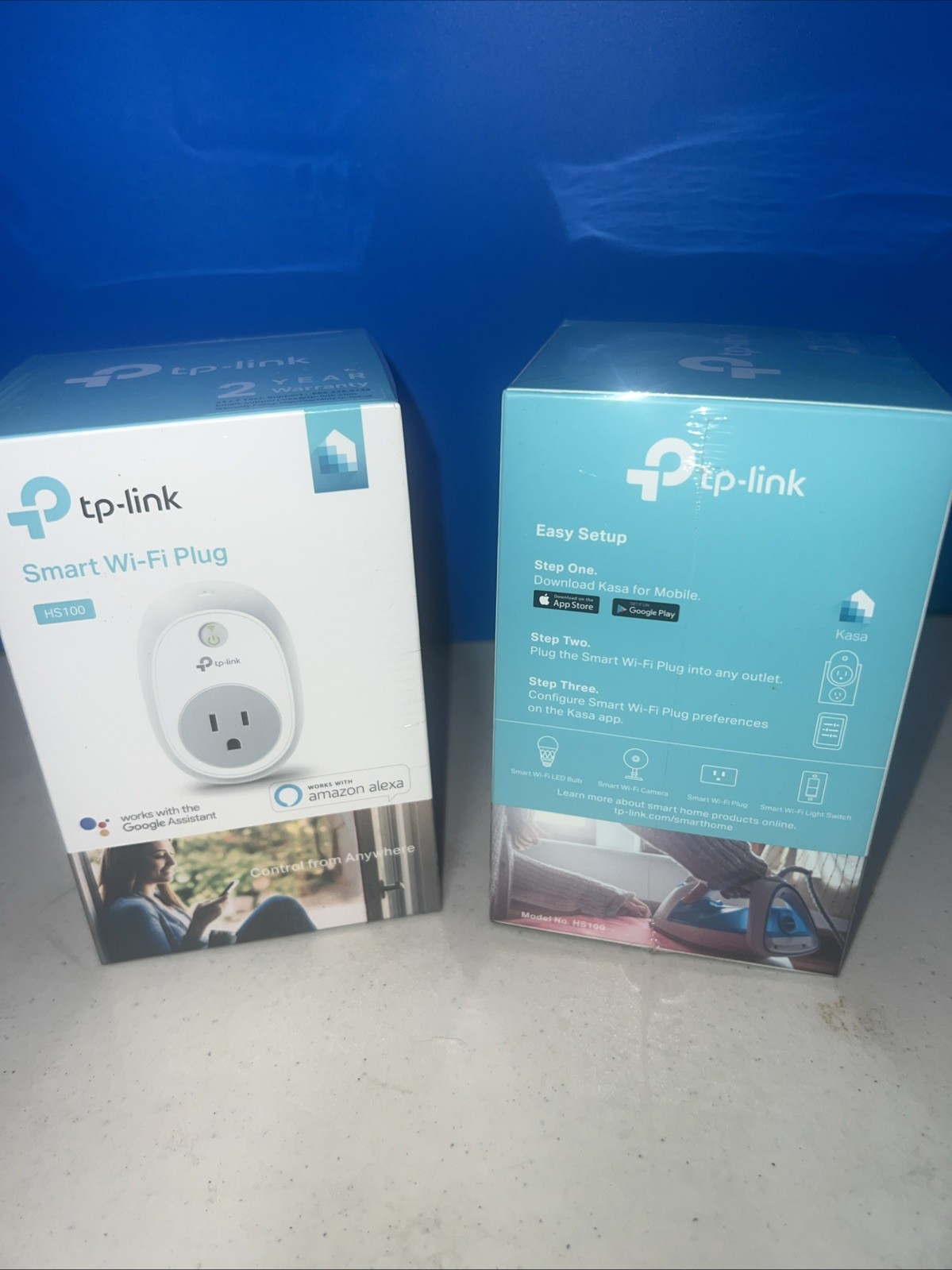 TP-Link HS100 Wi-Fi Smart Plug Kit - Twin Pack