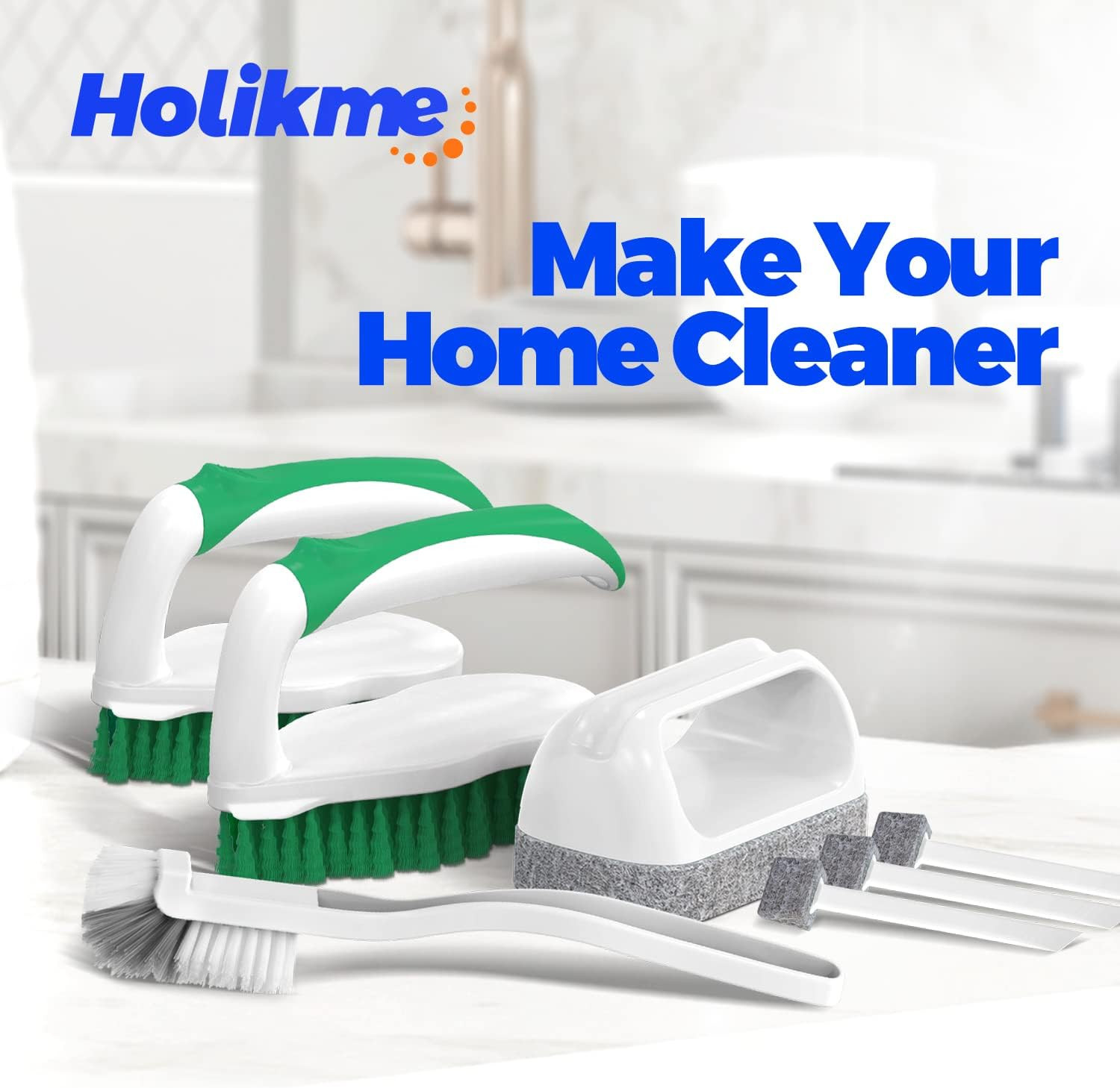 7 Pack Scrub Brush Set & 6 Pack Kitchen Brush Set
