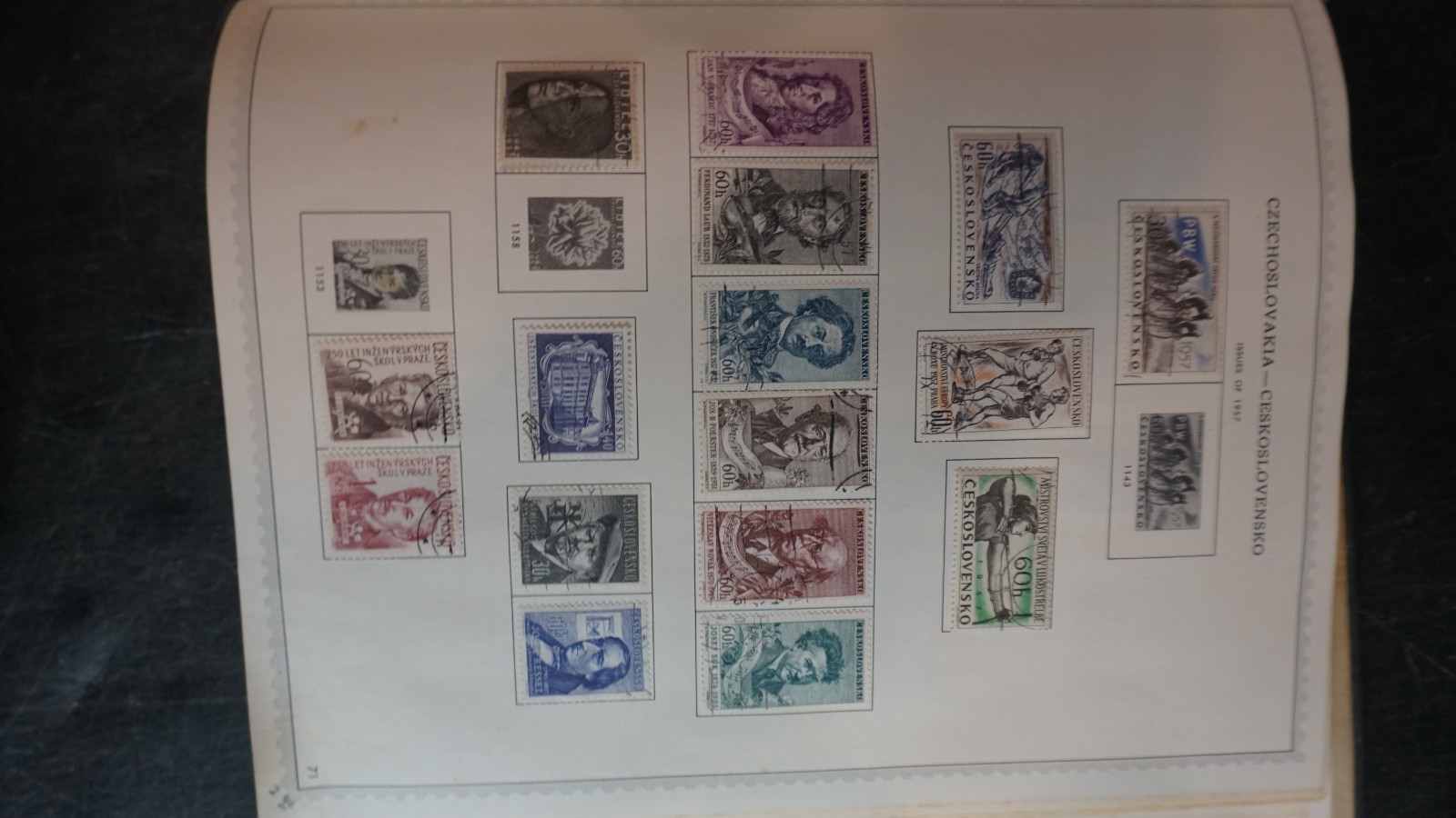 Czechoslovakia nice collection in album