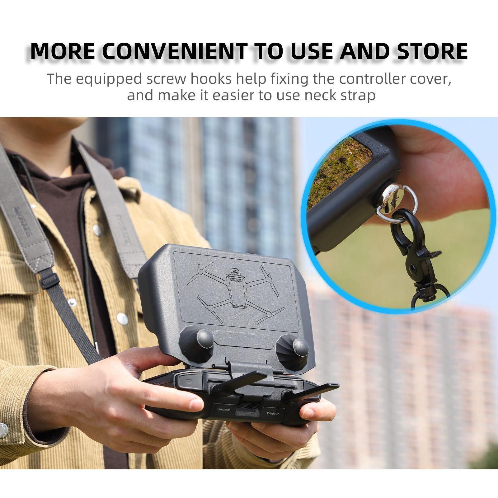 Sun Hood Protective Cover Case Protector Adjust For DJI RC Pro Controller