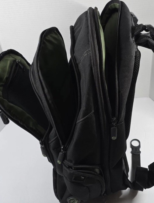 Targus Backpack EUC EcoSpruce 27L EcoSmart Checkpoint-Friendly Black W/corporate