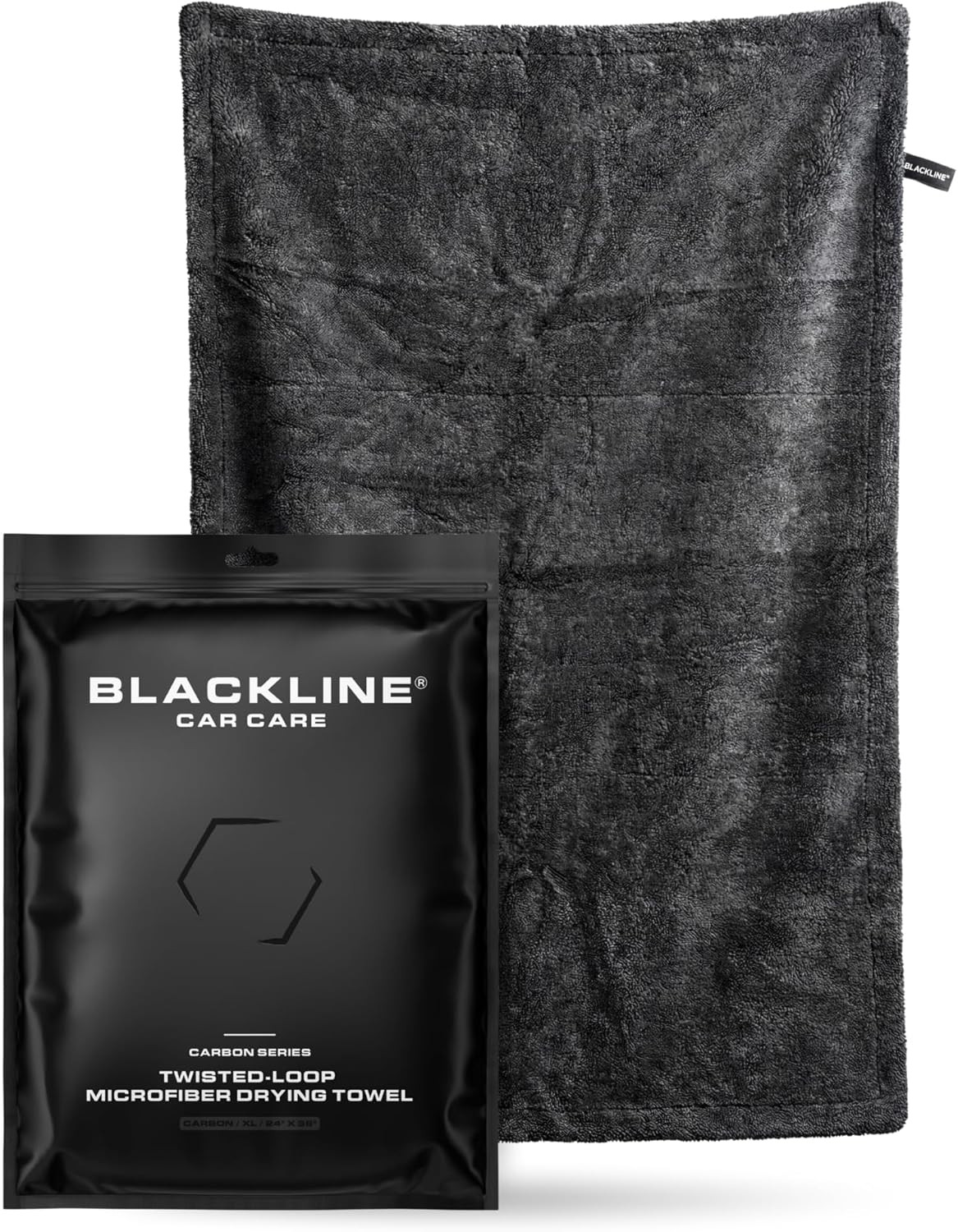 24"X36" Twisted-Loop Car Drying Towel, 1300GSM, Streak Free, Lint Free, Reusable