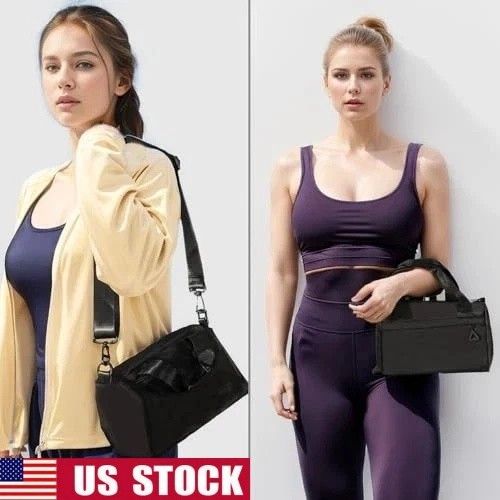 Mini Gym Bag Sport Bag Gym Tote Small Duffle Bag Adjustable Detachable Strap US