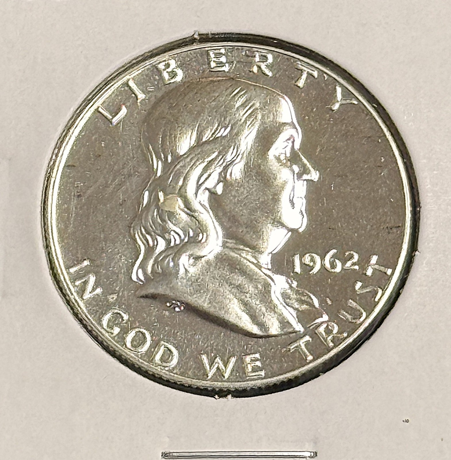 1962 Franklin Half Dollar, Choice Proof. (21796)