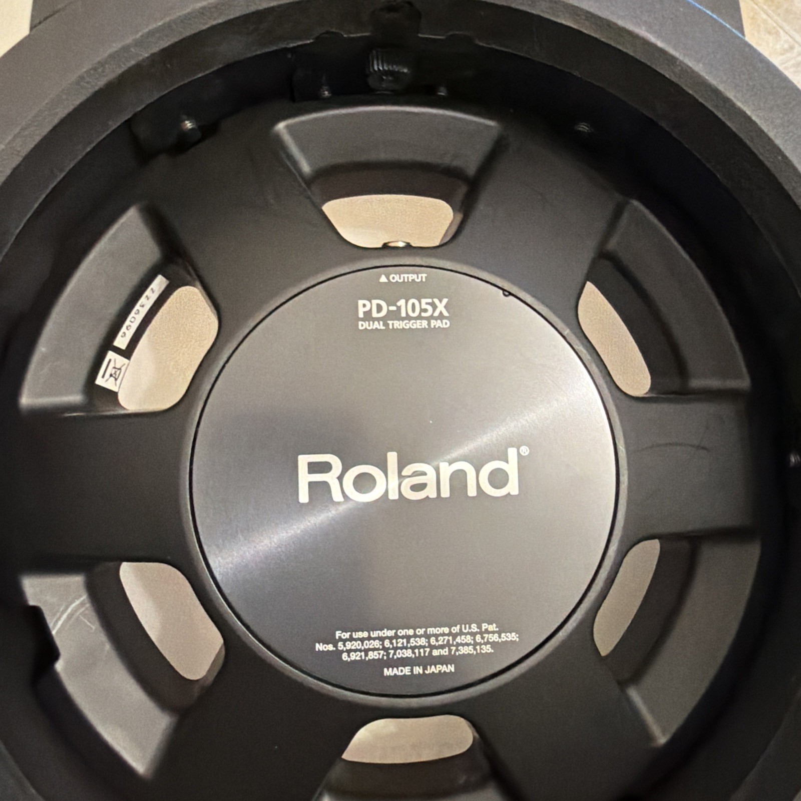 (2) Roland PD-105X V Drum Mesh Head PD105X V -Drum  (MINT CONDITION) 2 piece