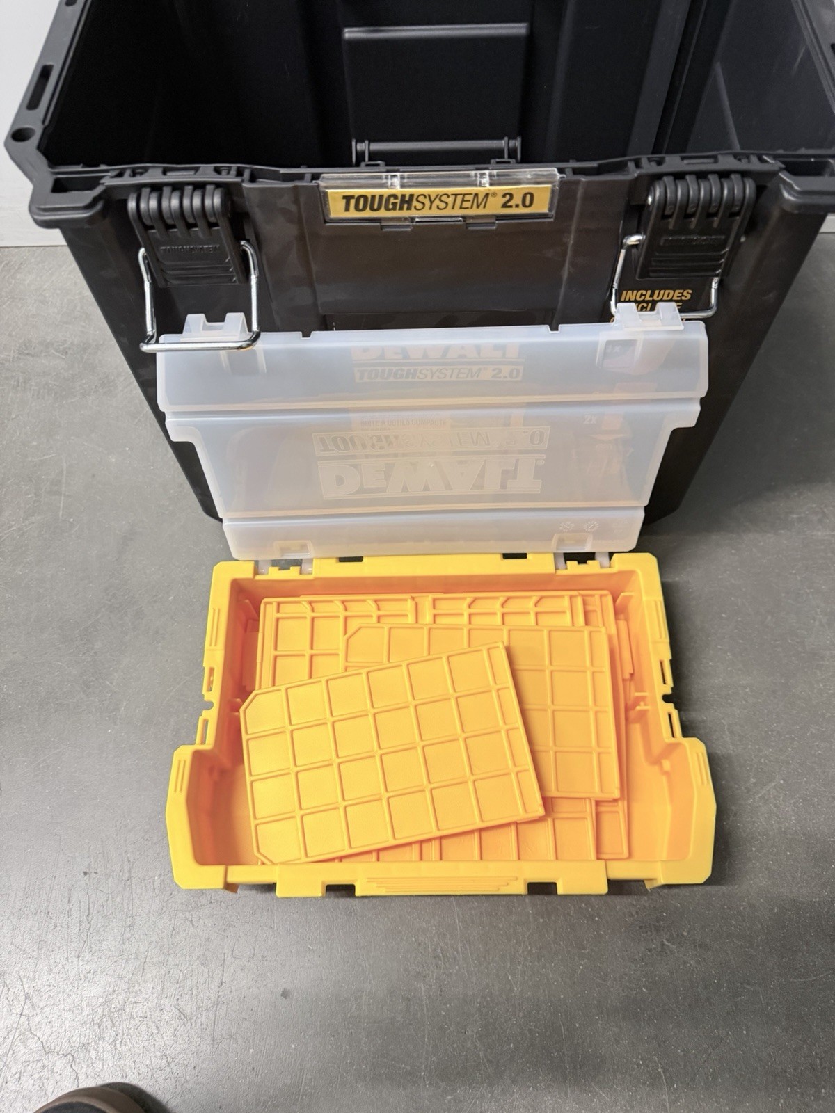 DEWALT DWST08035 15.25 in. ToughSystem 2.0 Compact Deep Tool Box