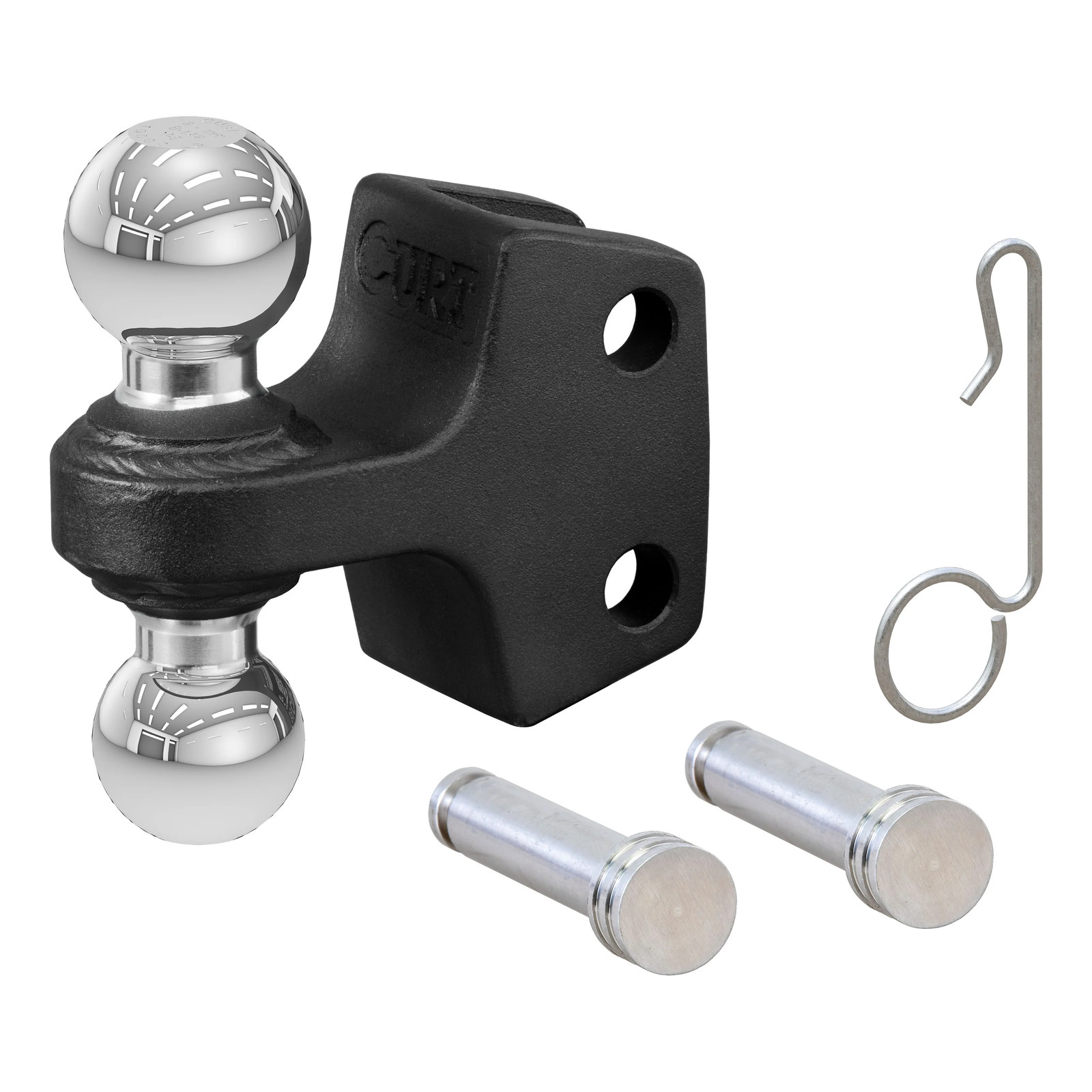 CURT 45933 Dual Ball Attachment for Weight Distribution Hitch Shank 2 & 2-5/16in
