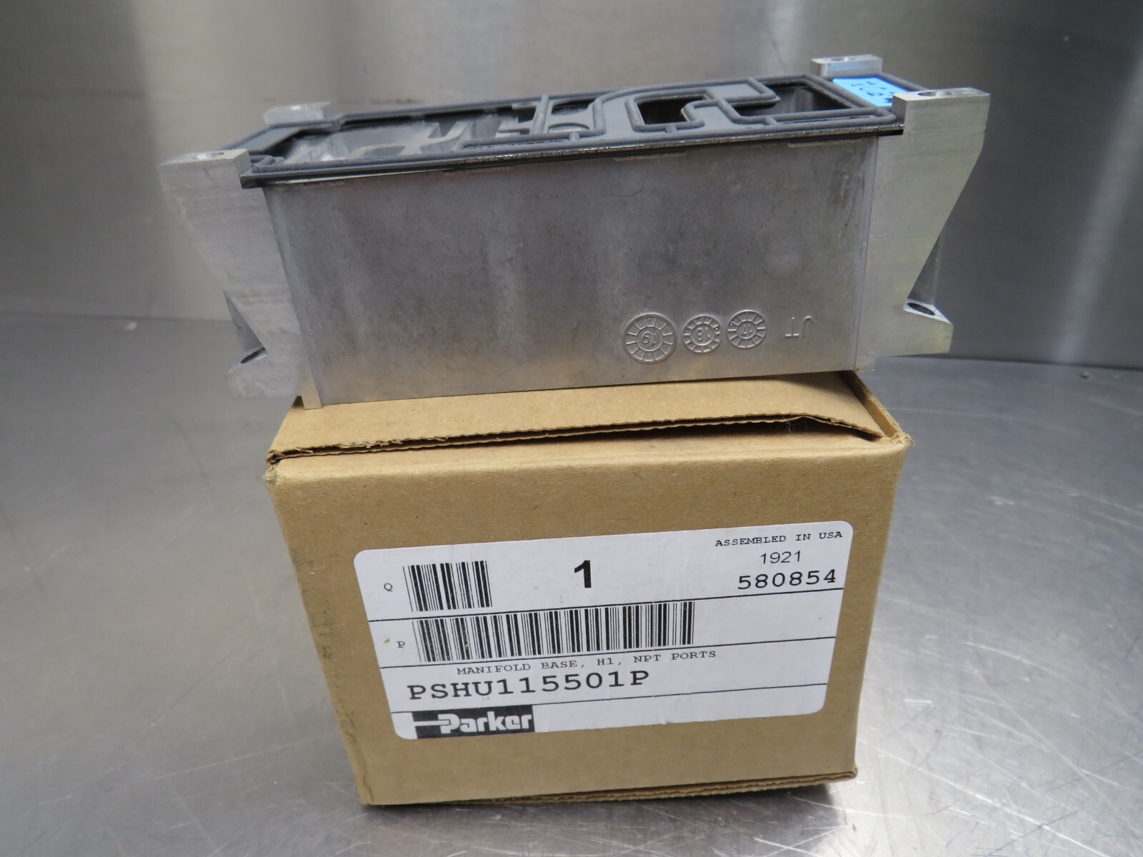 Parker PSHU115501P Manifold Base, H1 NPT Ports