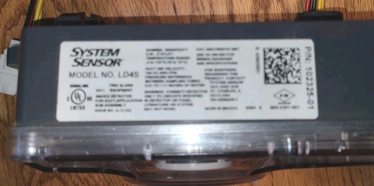 System Sensor LD4S Photoelectric Smoke Detector Head Only Replacement Takeoff