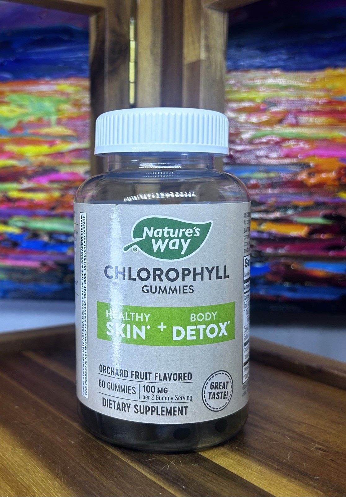 Nature's Way Chlorophyll Gummies -60 Gummies- - Exp 07/31/2026- NEW SEALED