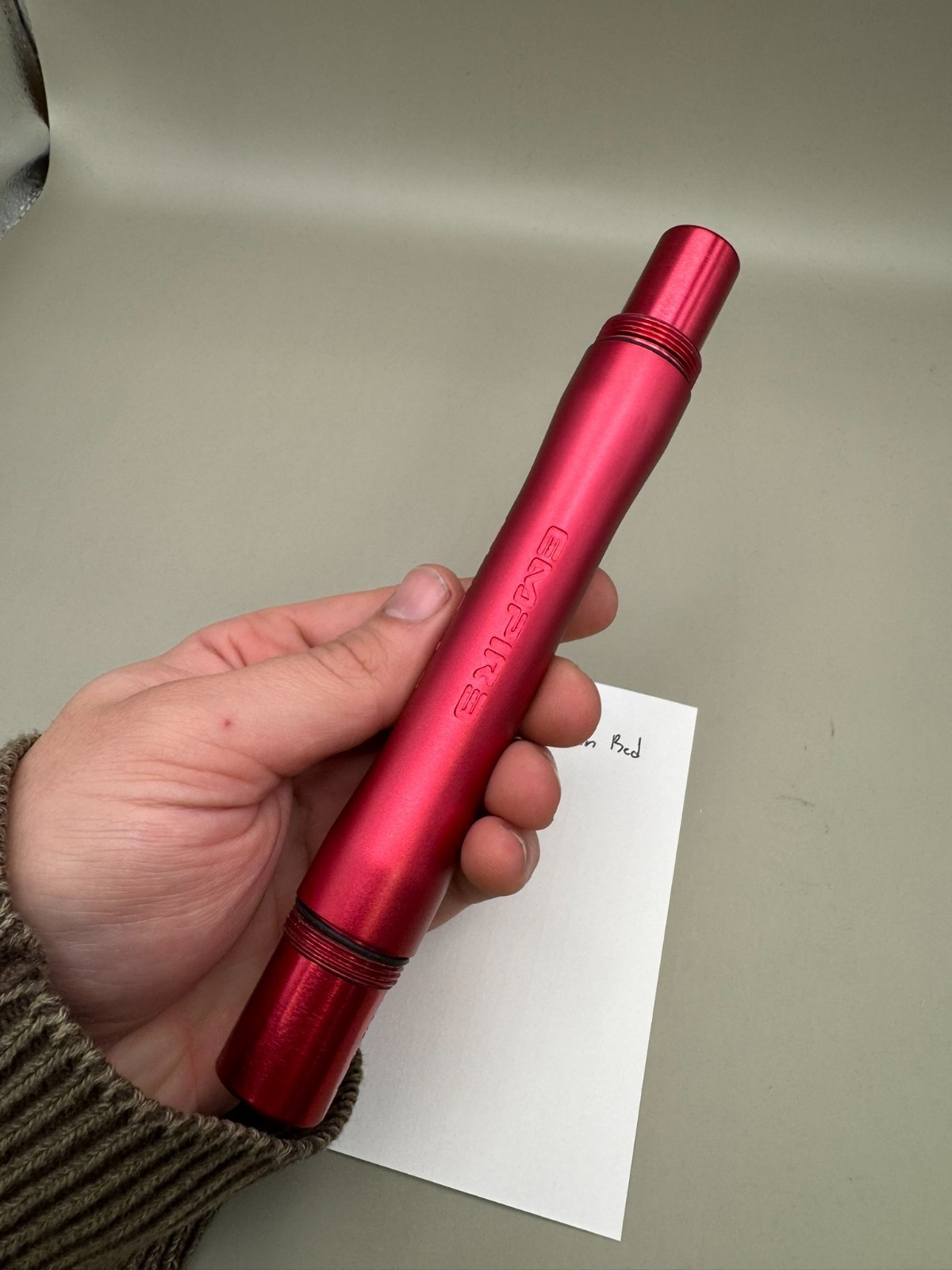 Empire PB Paintball Barrel Back-Satin Red 684 Bore AC Thread