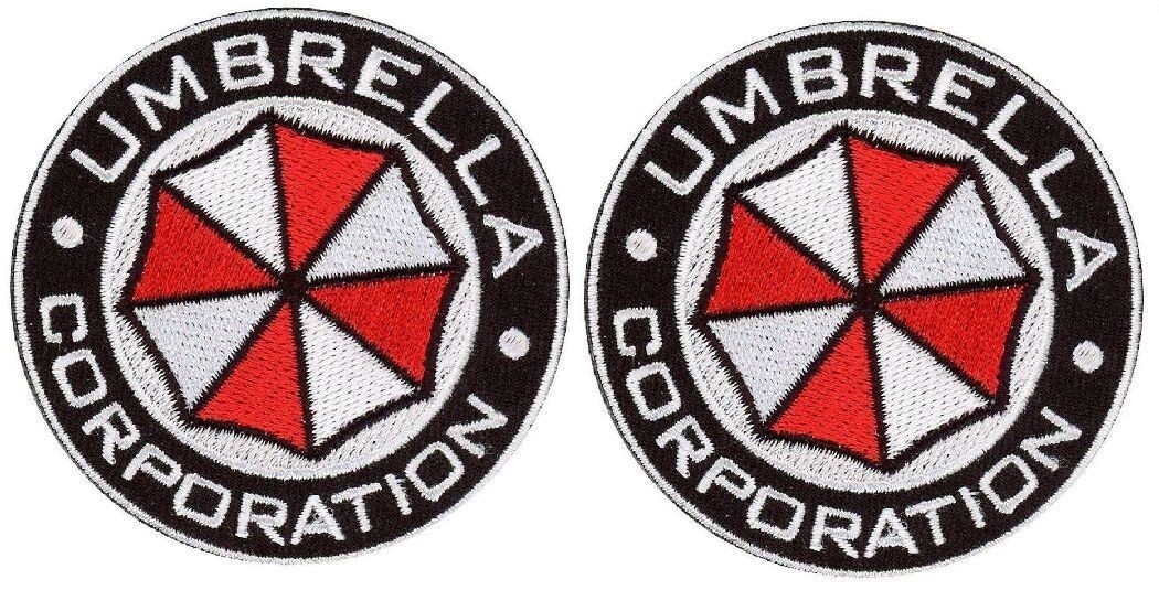 Umbrella Corporation Resident Evil Patch - 2pc Hook Backing 3.0 inch