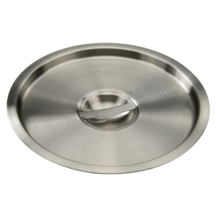 Winco BAMC-12 Cover for 12-Quart Bain Maries, Medium, Stainless Steel