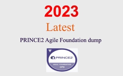 PRINCE2 Agile Foundation dump GUARANTEED (1 month update)