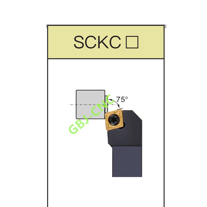 75° SCKCR SCKCL H06 1212 1616 H09 K12 Cylindrical turning tool For CCMT (screw)