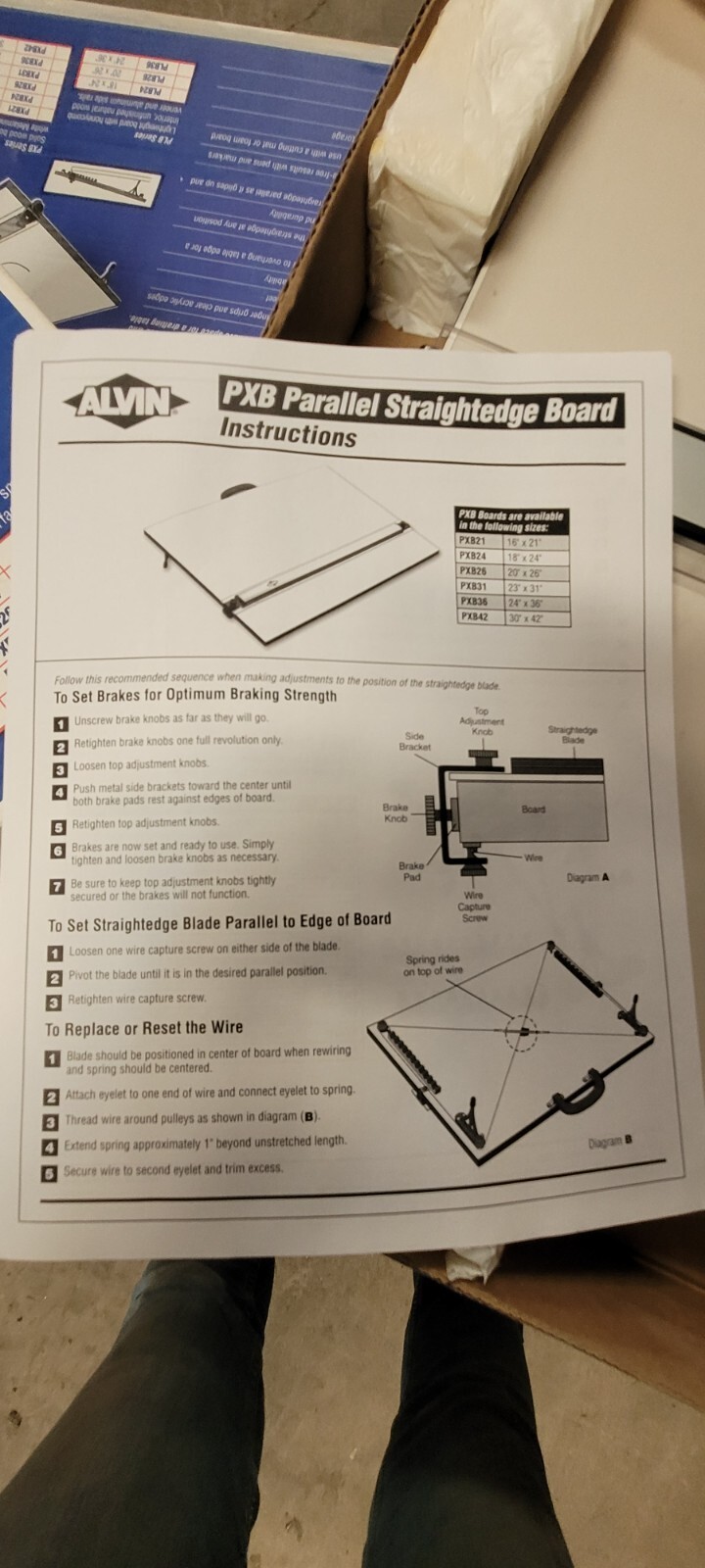 Alvin portable drafting board - PXB21