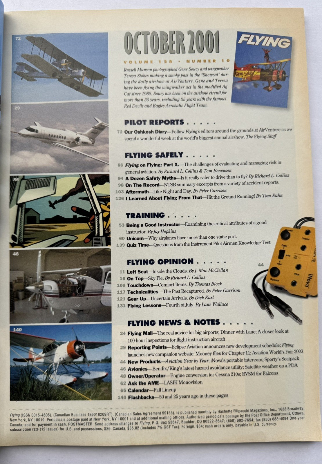 Flying Magazine October 2001