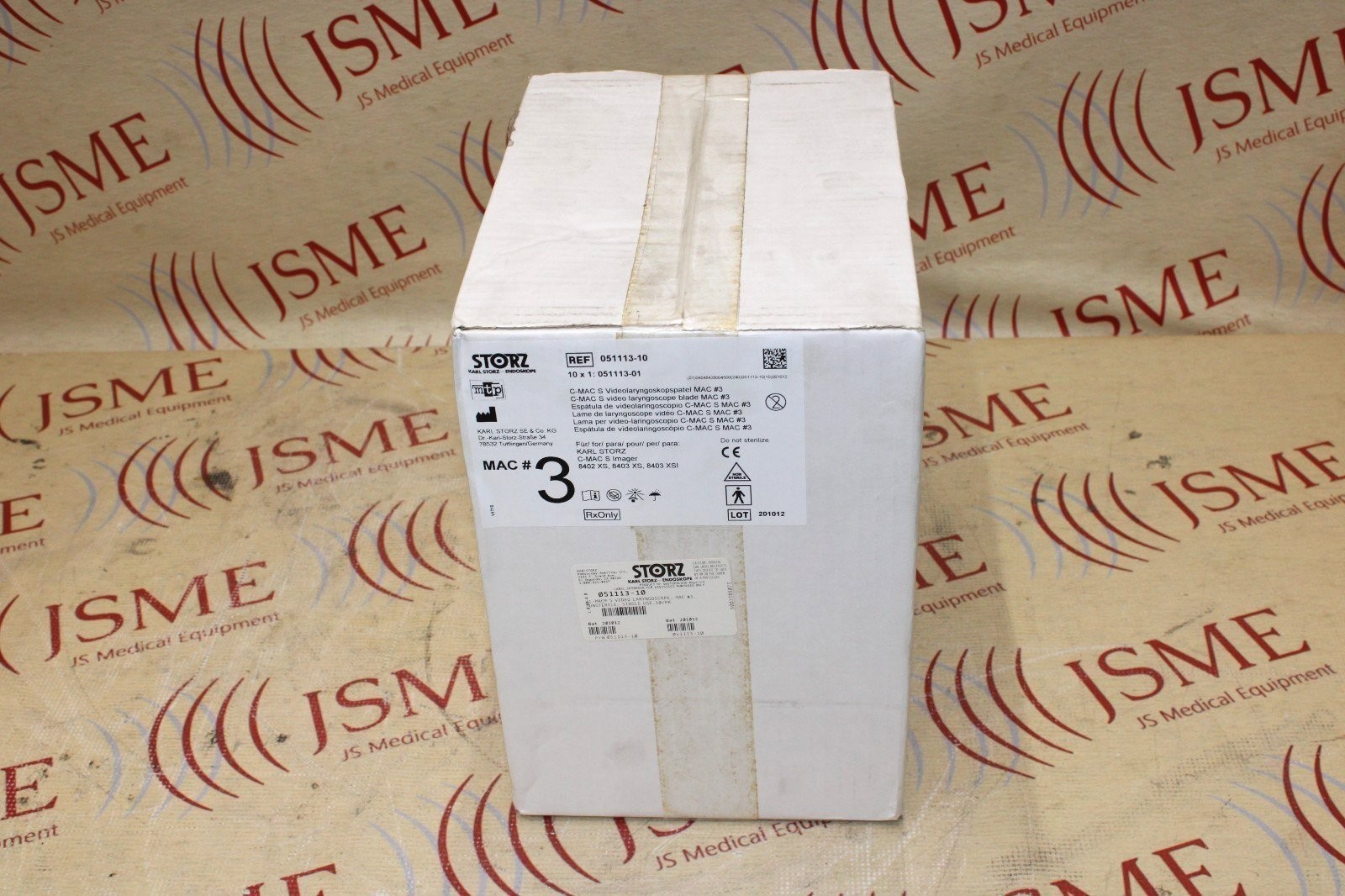 Karl Storz CMAC Blades #3 C-MAC MS-Video Laryngoscope 051113-01 BOX OF 10