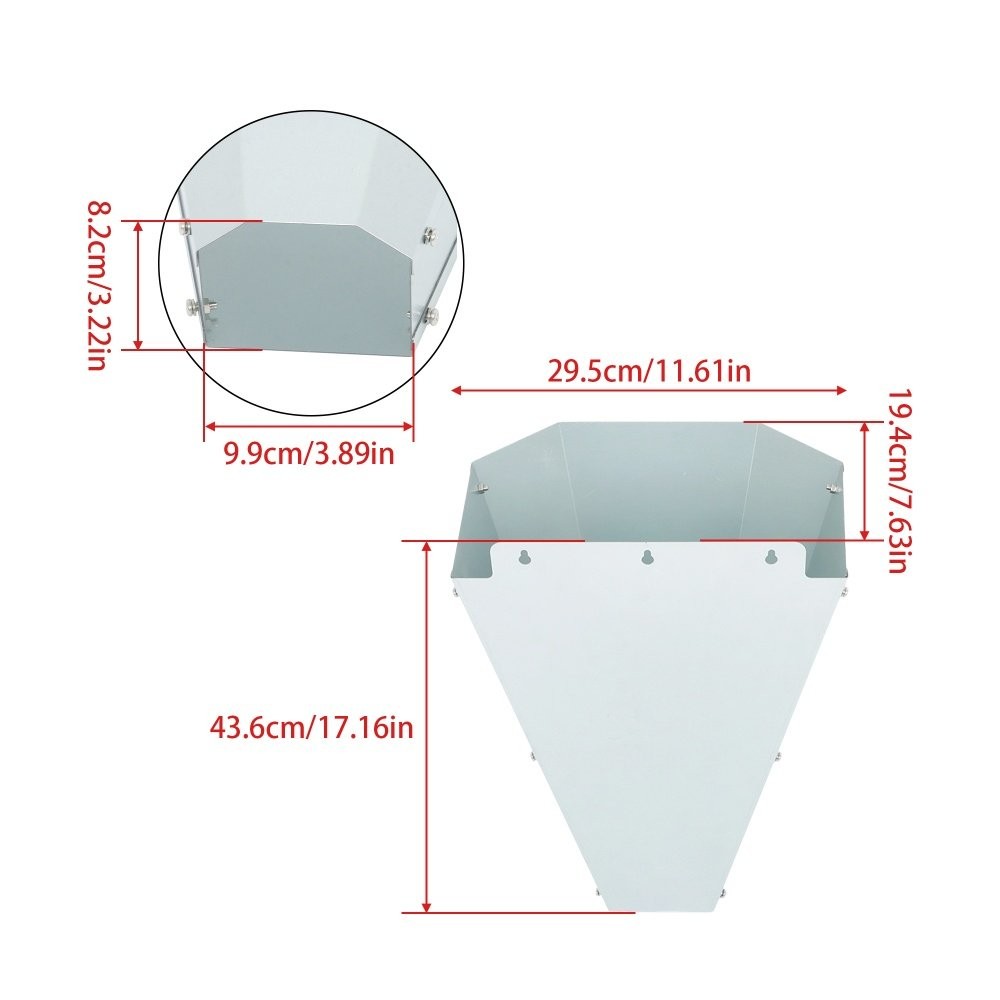 Large Chicken Cone For Butchering Flat-Back Killing Cone For Poultry Processing
