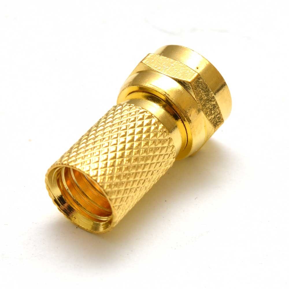 Glomex Boat Coax Cable Connector V9144 | F Male RG6/U RG59/U 75 Ohms
