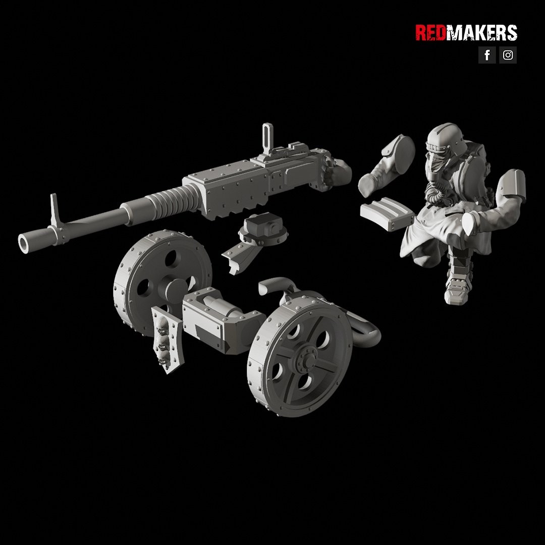 DEATH DIVISION HEAVY SUPPORT TEAM WITH STUBBER