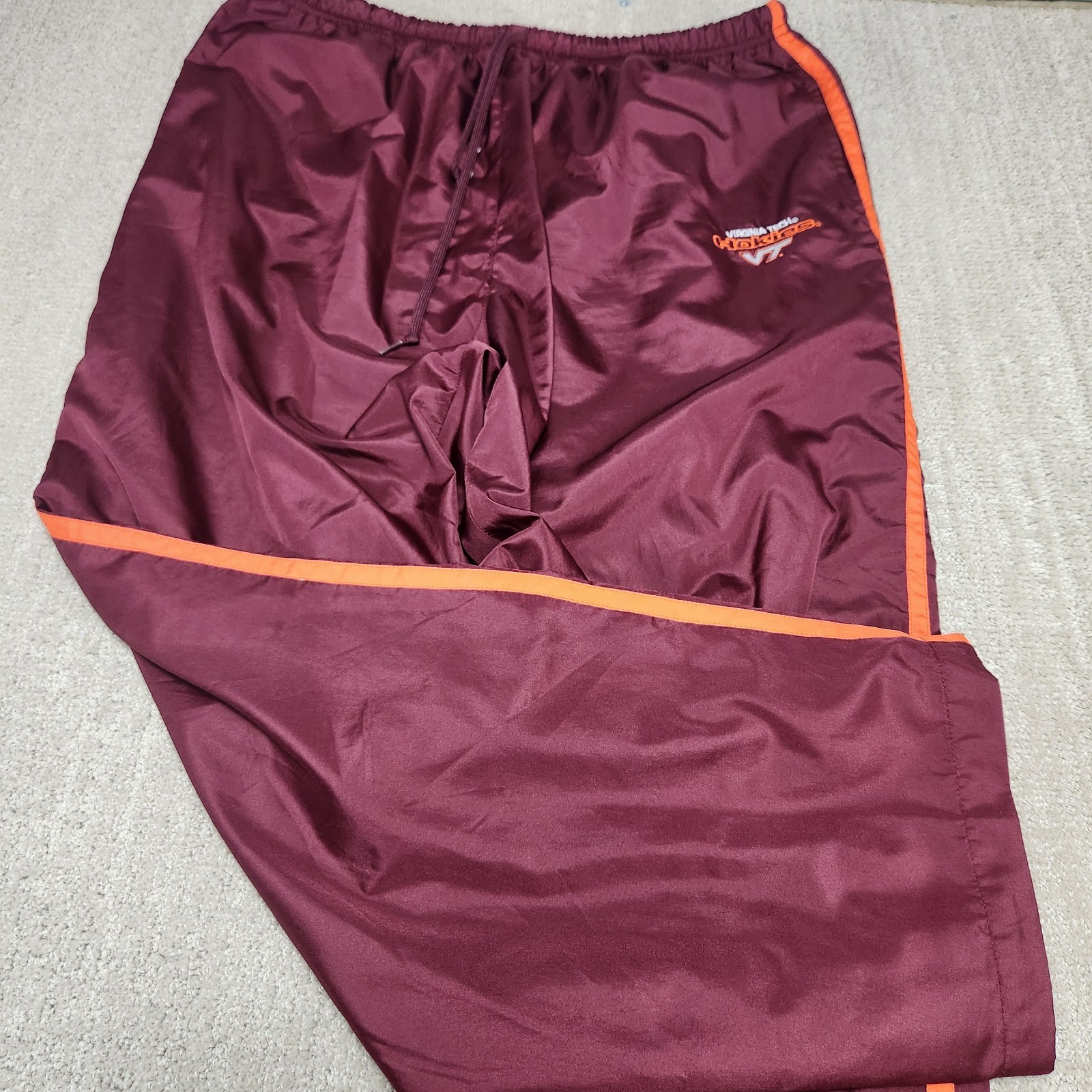 Virginia Tech Hokies Track Pants Women XL Baggy Sweatpants Athleisure NCAA Y2K