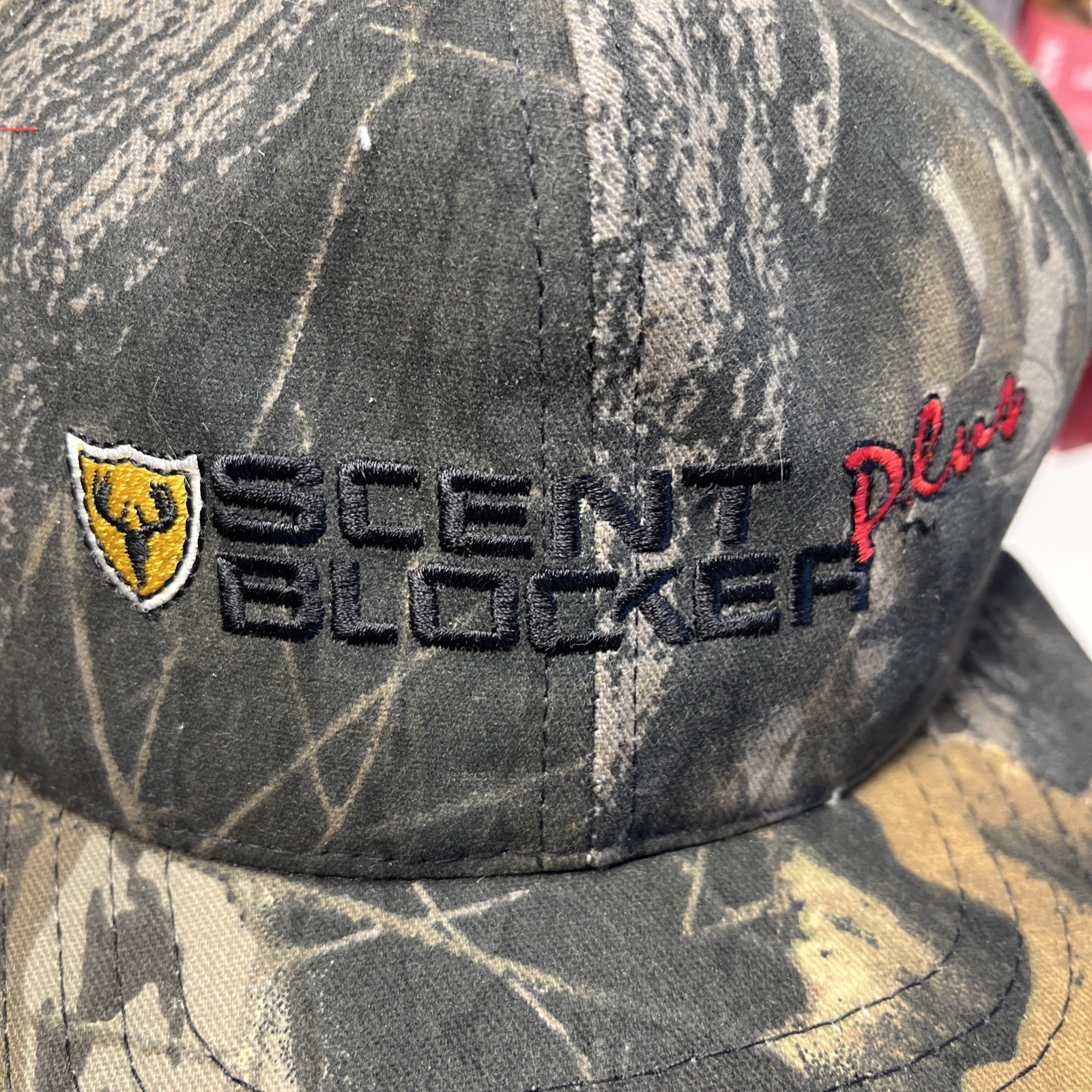 Scent Blocker Plus Hat Cap Camo Structured Strapback Odor Eliminating Hunting