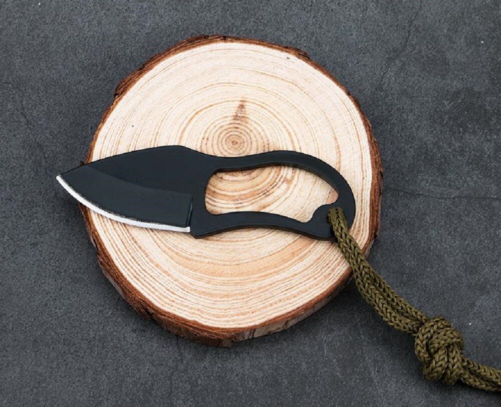 Mini Stainless Steel Blade Skeleton Knife w/ Sheath - NEW - FREE SHIPPING!