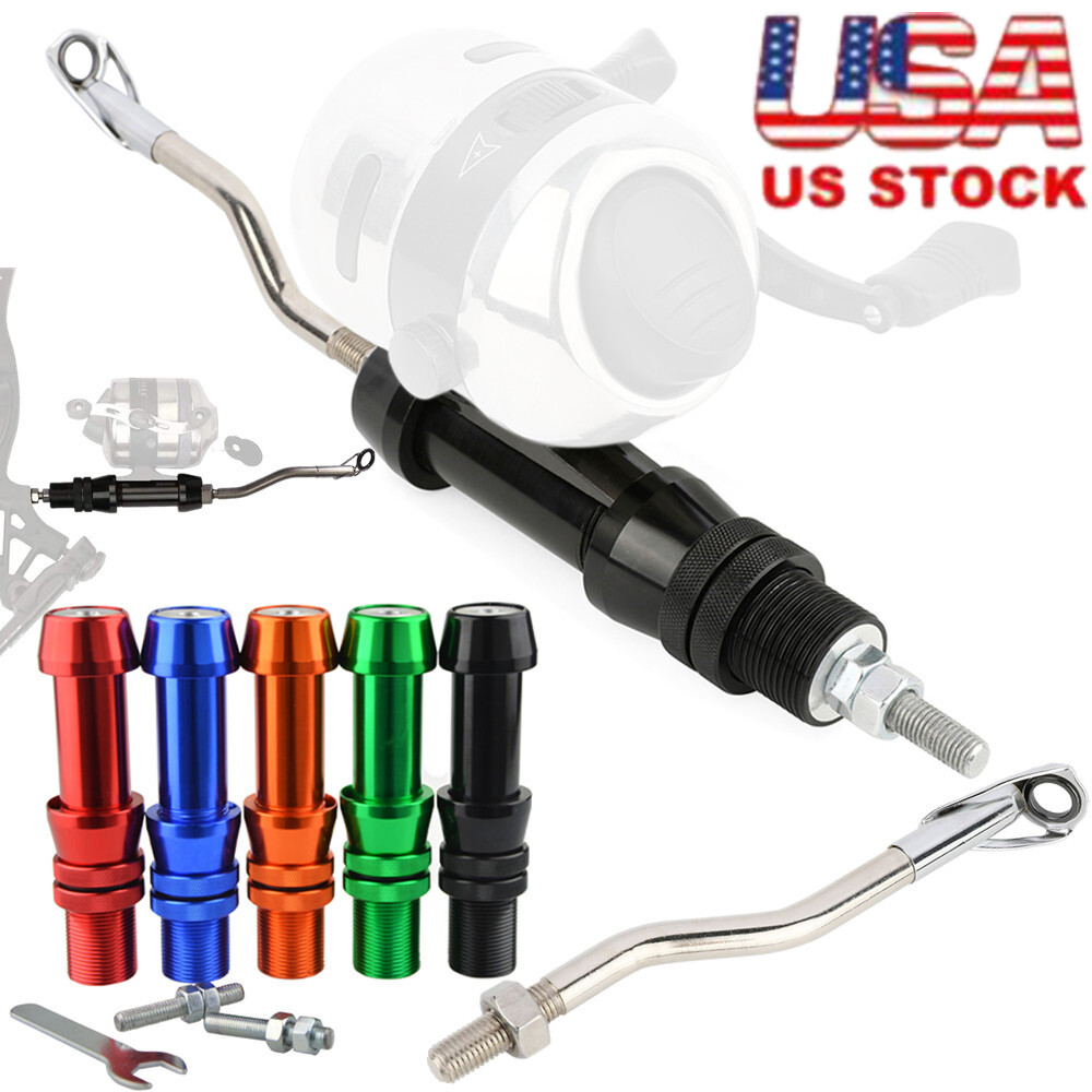 Shoot Through Rod Attachment Reel Seat Spincast Bowfishing Archery Bow Hunting