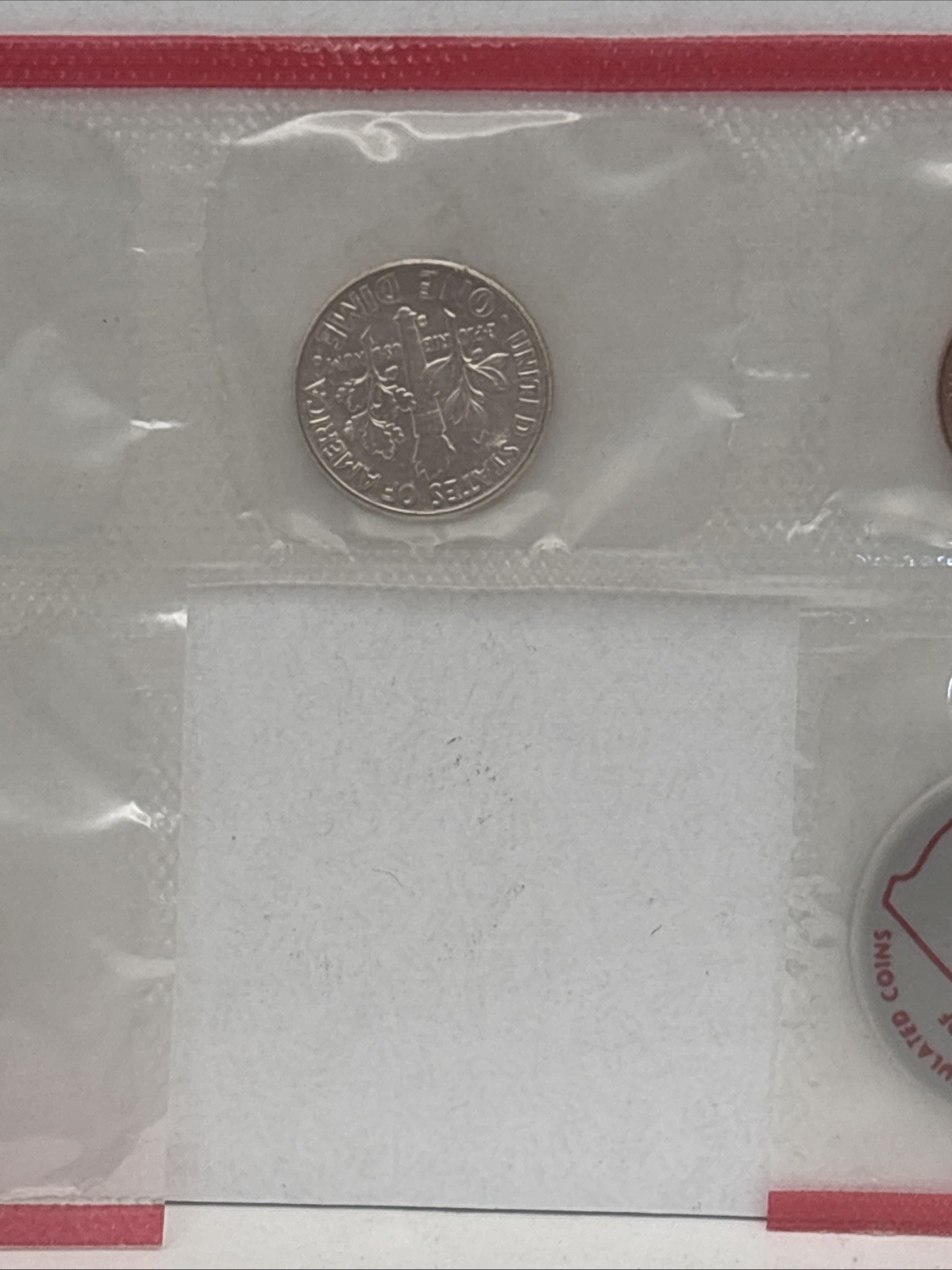 1962 Denver Mint UNCIRCULATED Set Missing Half - 90% silver quarter & dime