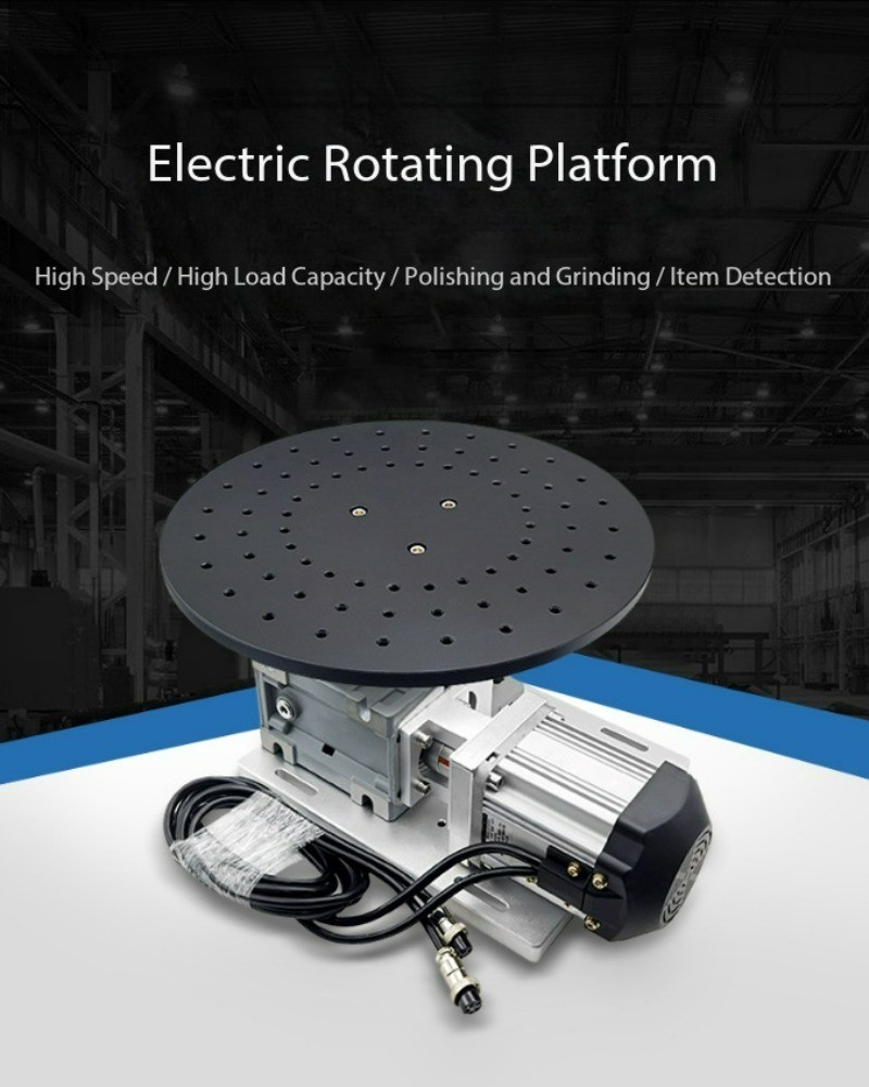 Speed Control Rotary Table Motor Gear Reducer Rotary Fixtur Inspection Tooling