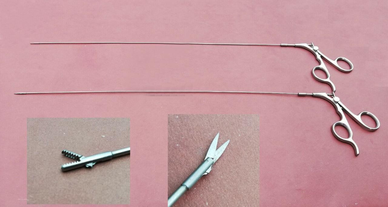 Hysteroscopy Urology Biopsy and Grasping Forceps & Scissor 7fr Lenght 18"