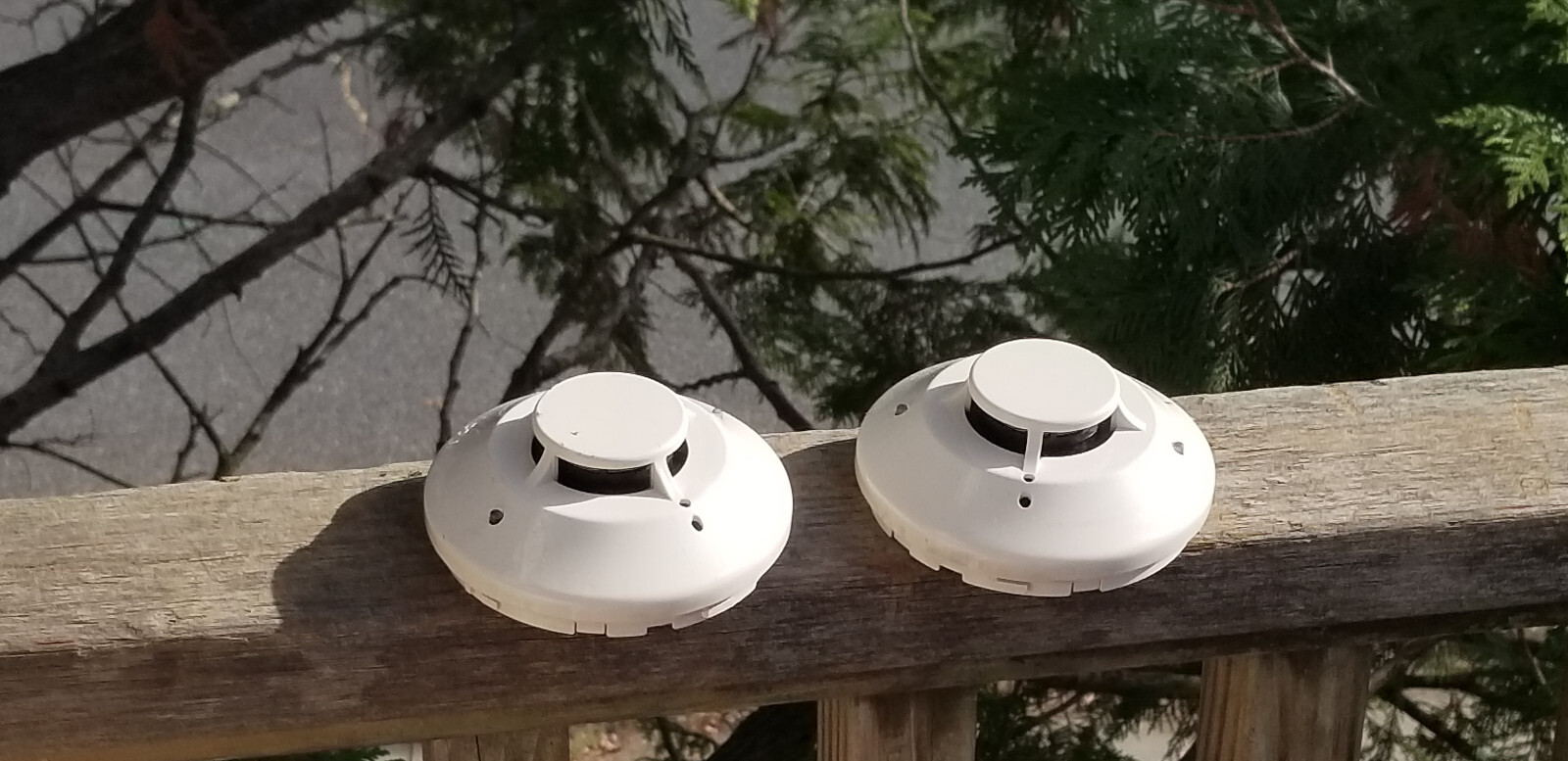 2 FIKE FIRE / SMOKE  DETECTOR HEADS  63 1052