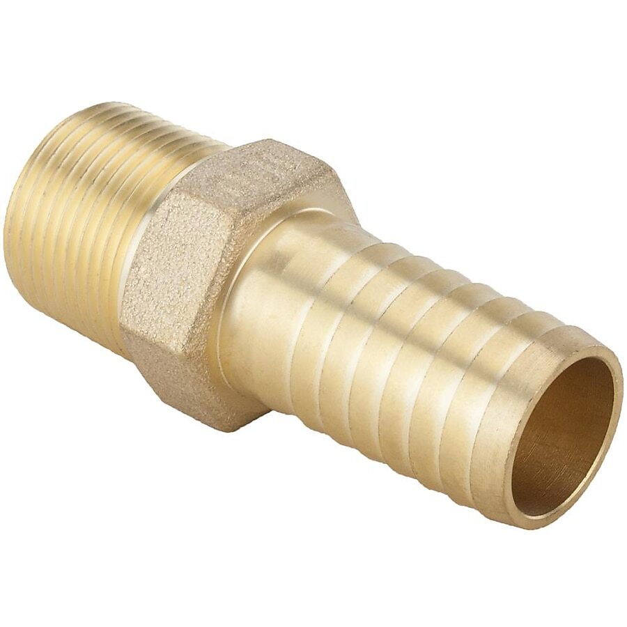 Star H2O 024788 Brass 1-1/4" MPT x BARBED ADAPTER For Submersible Pump