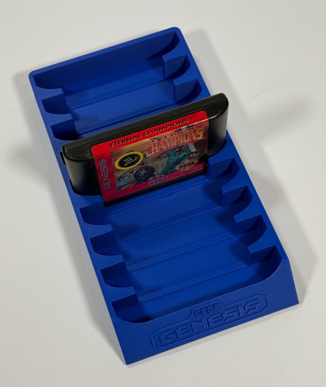 SEGA Genesis Cartridge Storage Tray for 9 Cartridges - 3D Printed - Color Choice