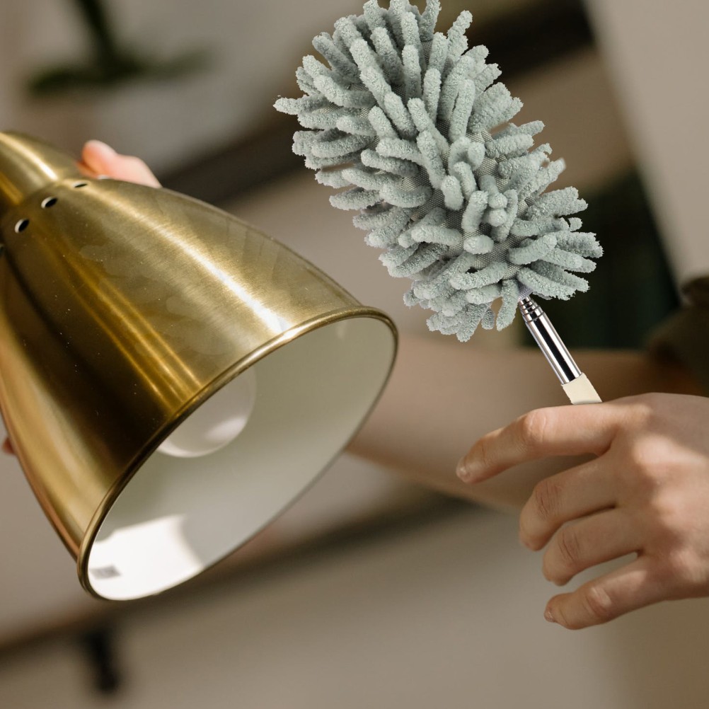2 Pcs Duster Telescopic Sweeper Bendable Mini Dusters for Cleaning Broom