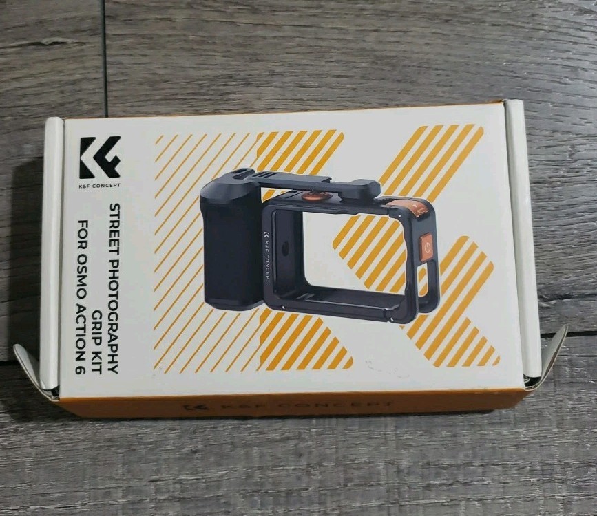 K&F CONCEPT Aluminum Alloy Street Grip Cage Kit For DJI Osmo Action 6, READ