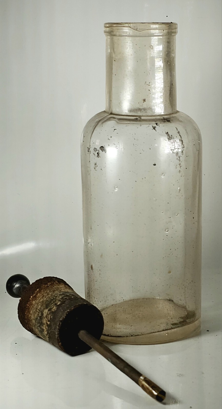 Antique Gold Leaf Electroscope - Physics Instrument - 26 Cm - 19th Century