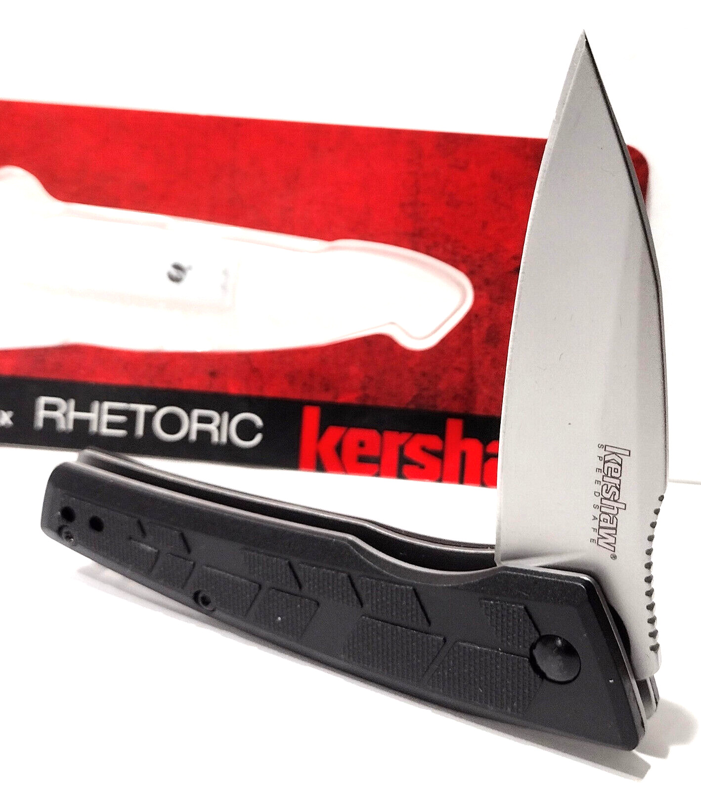 KERSHAW KS1342 RHETORIC Wharncliffe Spring Open Assisted Folding Pocket Knife
