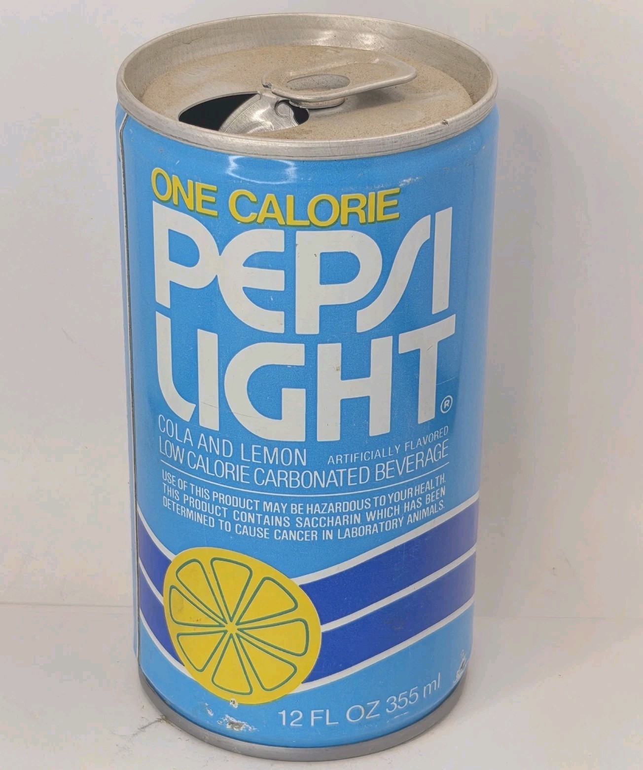 1979 USA Issued Pepsi Light Soda Can 12oz 355mL ONE CALORIE SUGAR-FREE Empty
