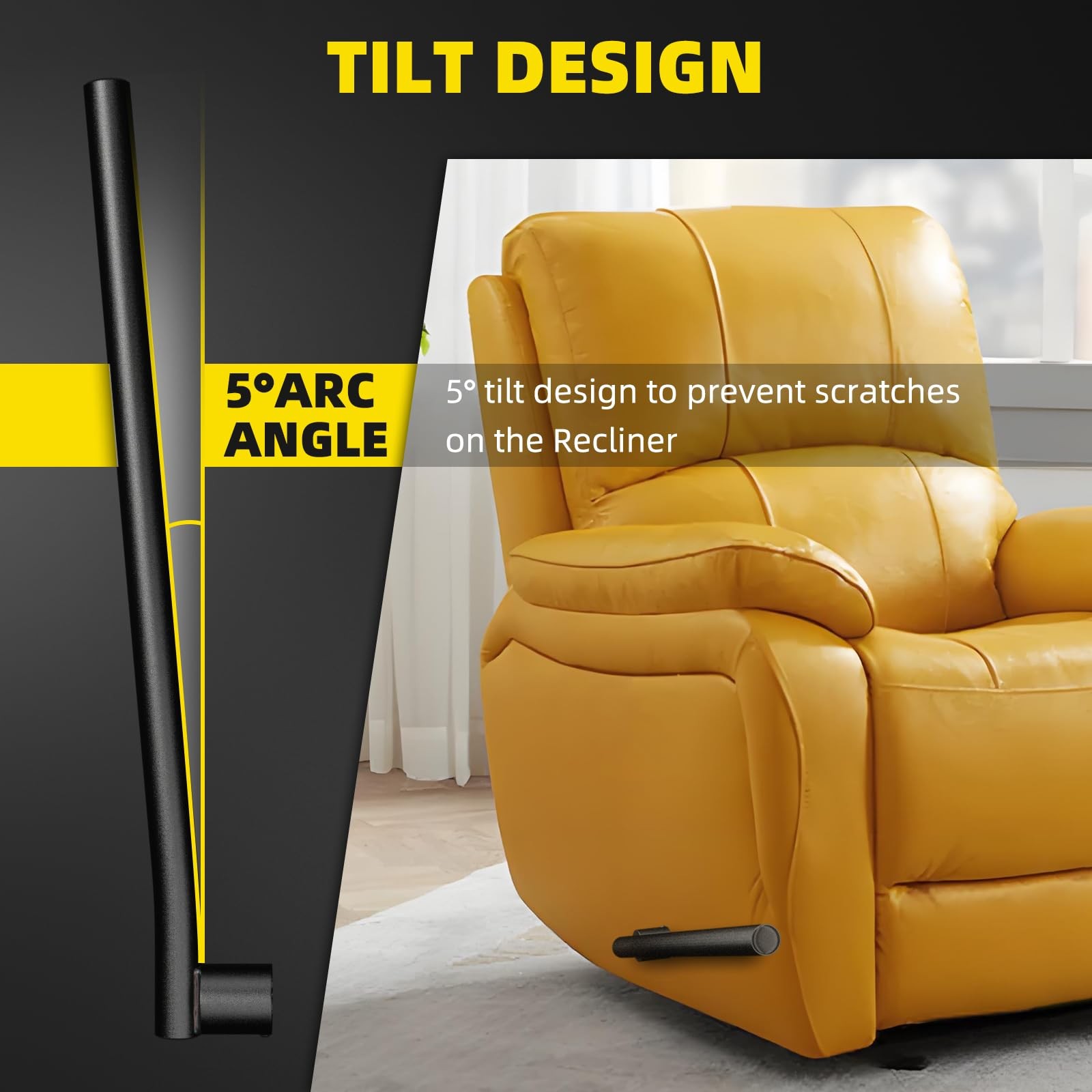Oversized Recliner Handle, Aluminum Alloy Material, Chair Lever Extender for ...