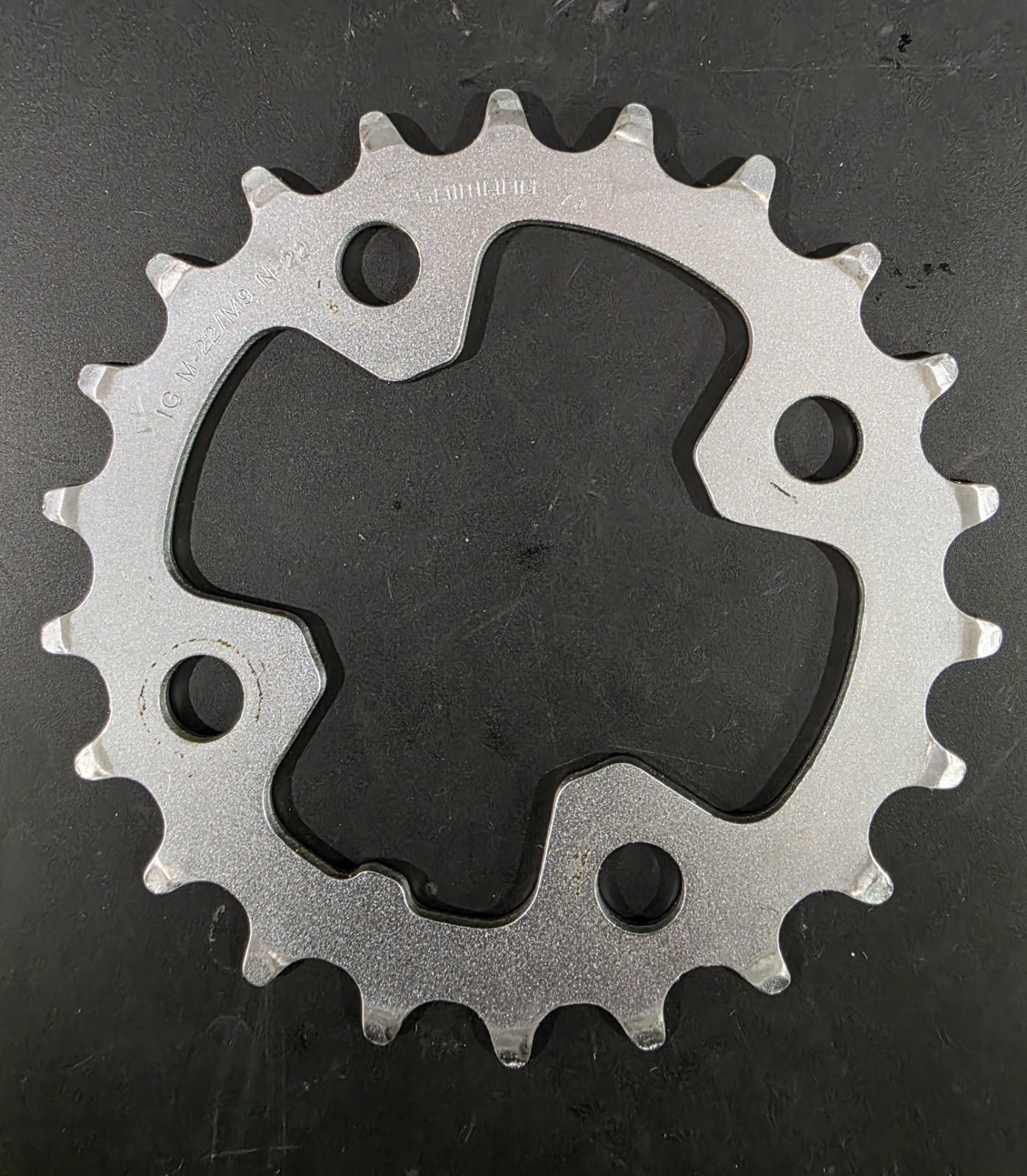 Vintage Shimano Tooth 22t 58 BCD  Chrome Steel M9 O-22