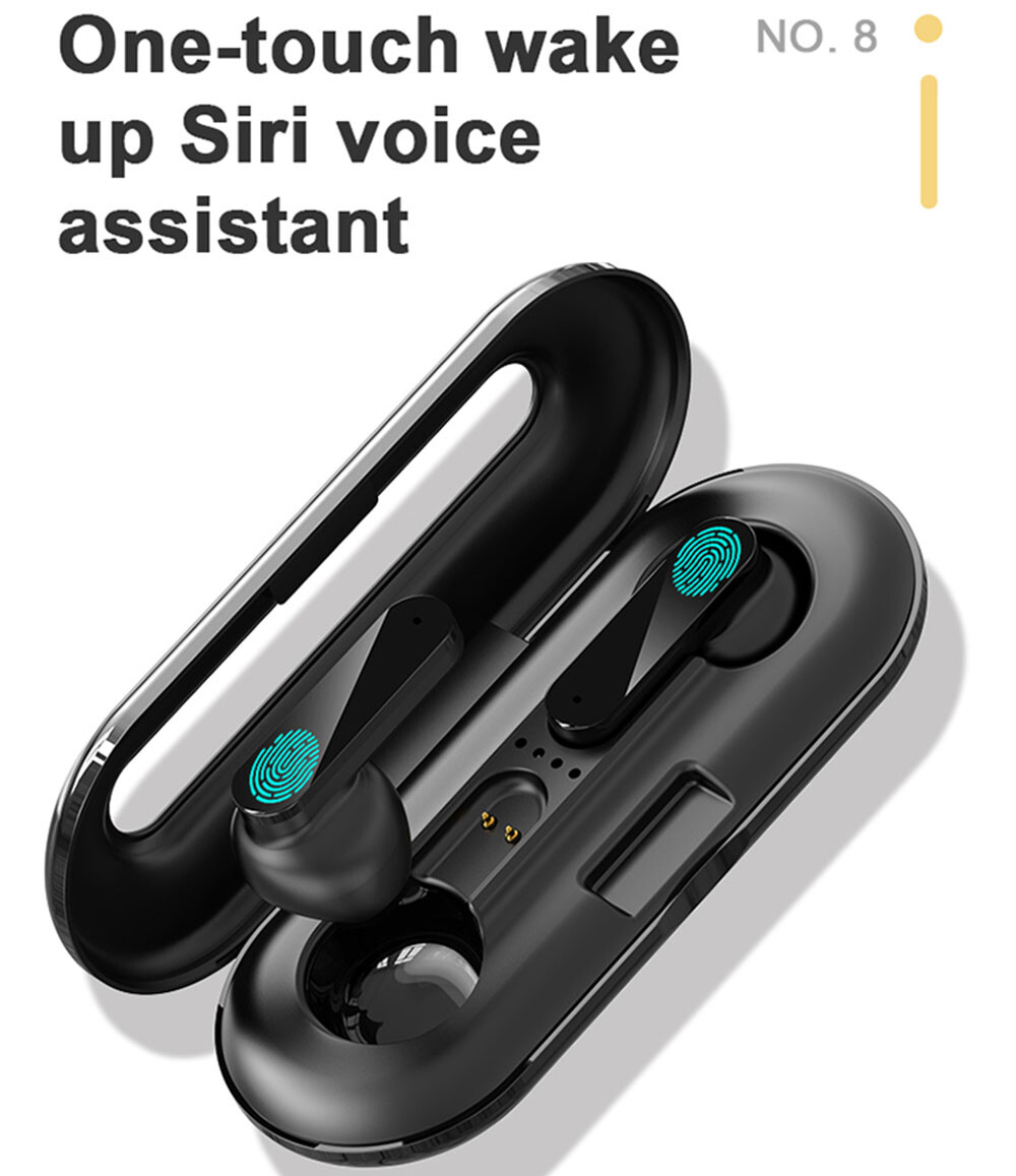 Bluetooth 5.0 Headset TWS Wireless Earphones Earbuds Stereo Headphones With Mic
